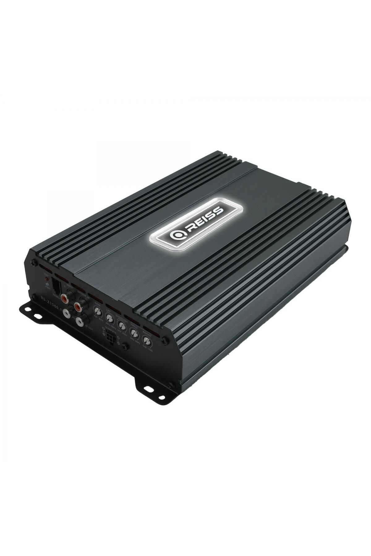 REISS AUDIO RS-Z1500.1D MONO AMFİ BAS SUBWOOFER AMFİSİ 1 OHM 1500 WATT RMS POWER BAS KONTROL APARATLI