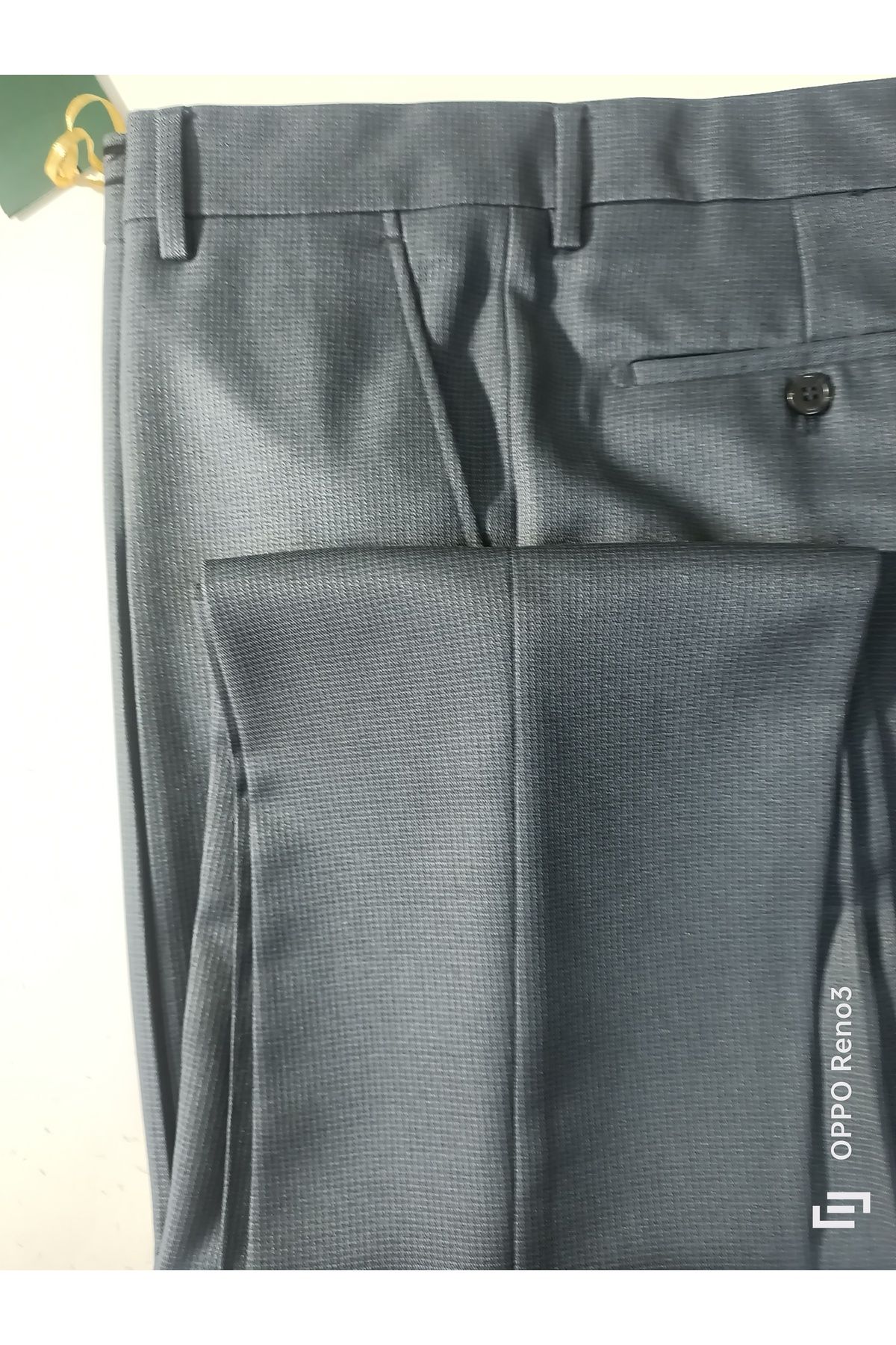 LAMPART-Regular Polyviscose Fabric Trousers 2