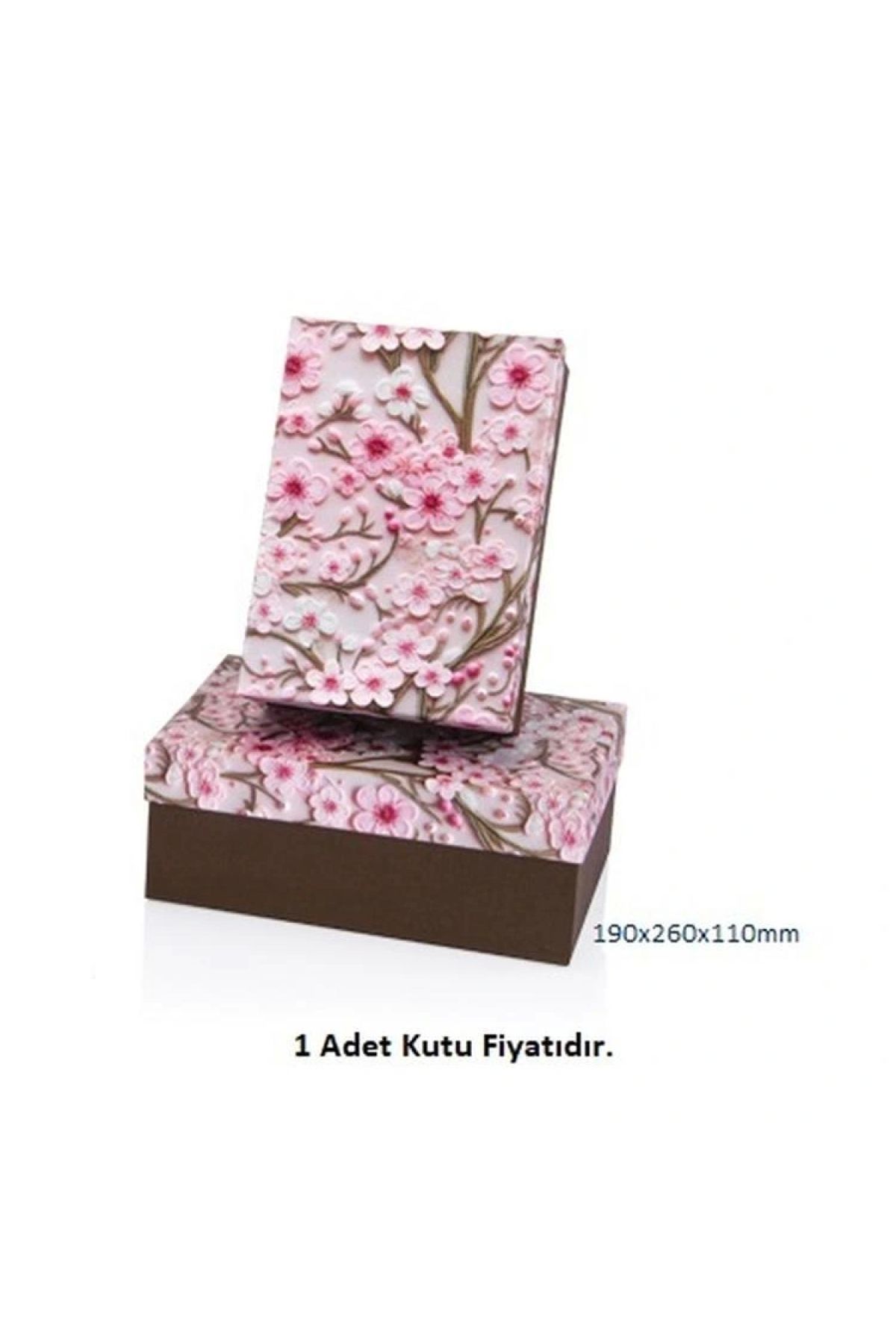 Gıpta GIPTA MAY DİKDÖRTGEN HEDİYE KUTUSU BX2789 B NO:04 190x260x110mm - TEKLİ