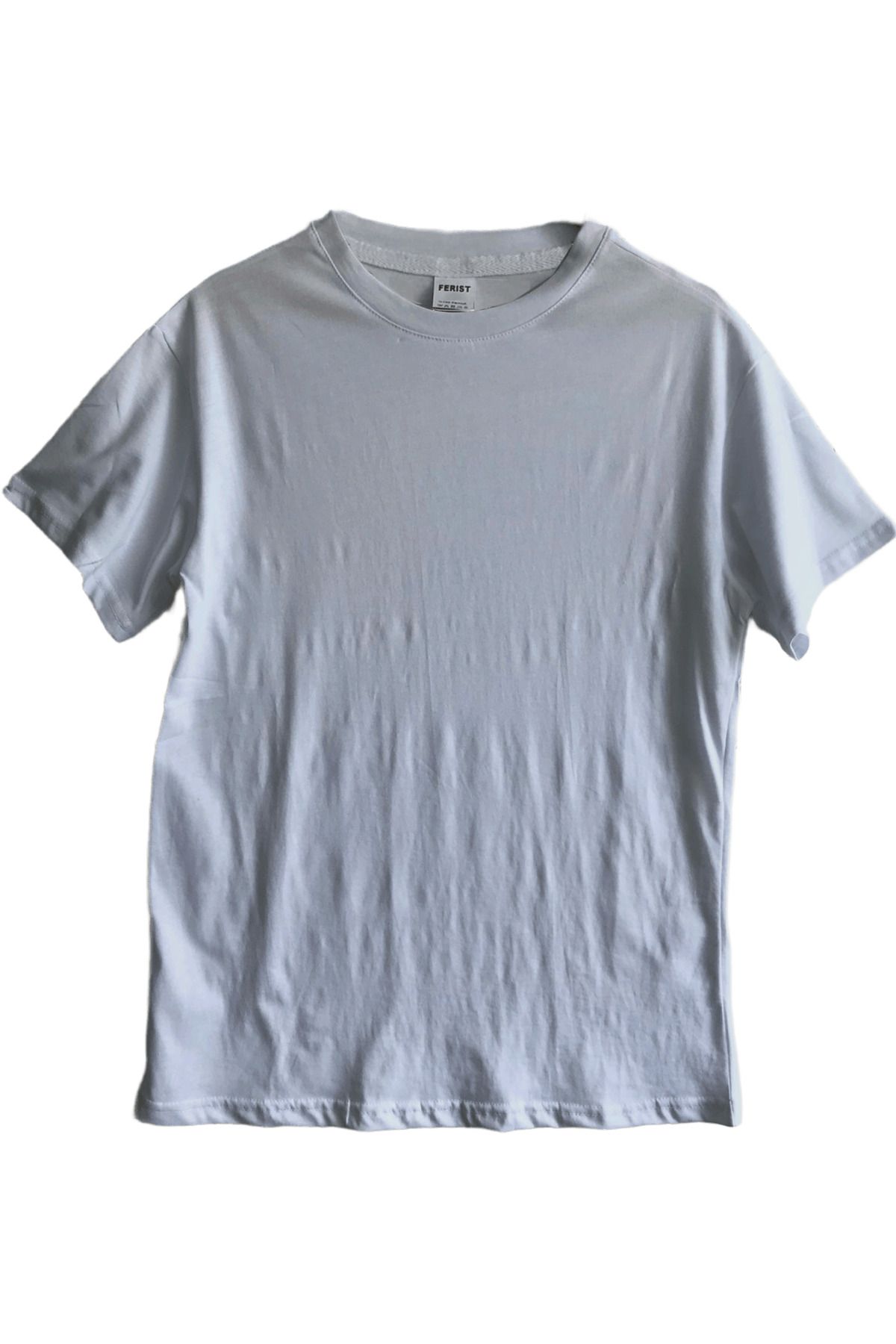 FERİST UNISEX Bisiklet yaka Basic T-Shirt