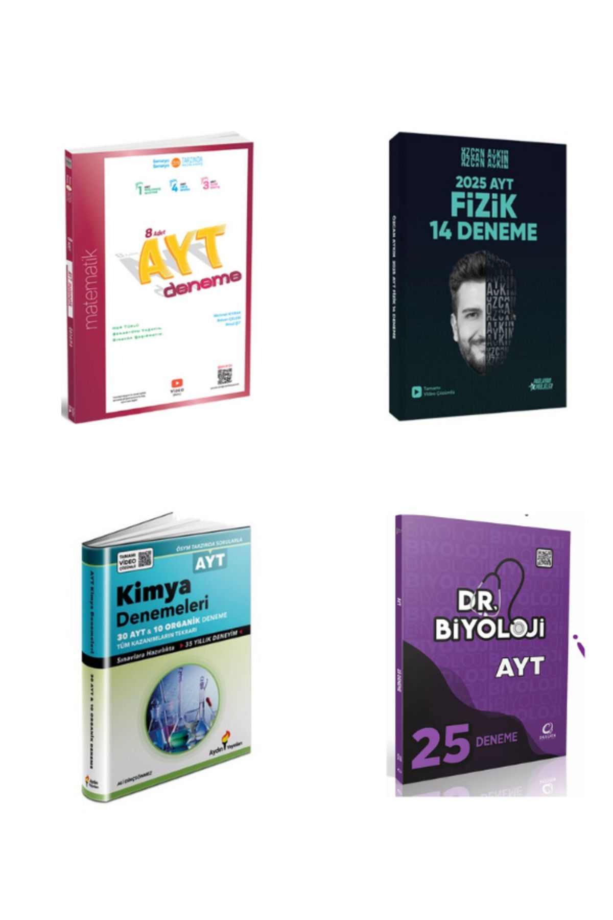 Benim Hocam Yayınları 2025 üçdörtbeş ayt matematik özcan aykın fizik aydın kimya dr biyoloji ayt biyopsi deneme