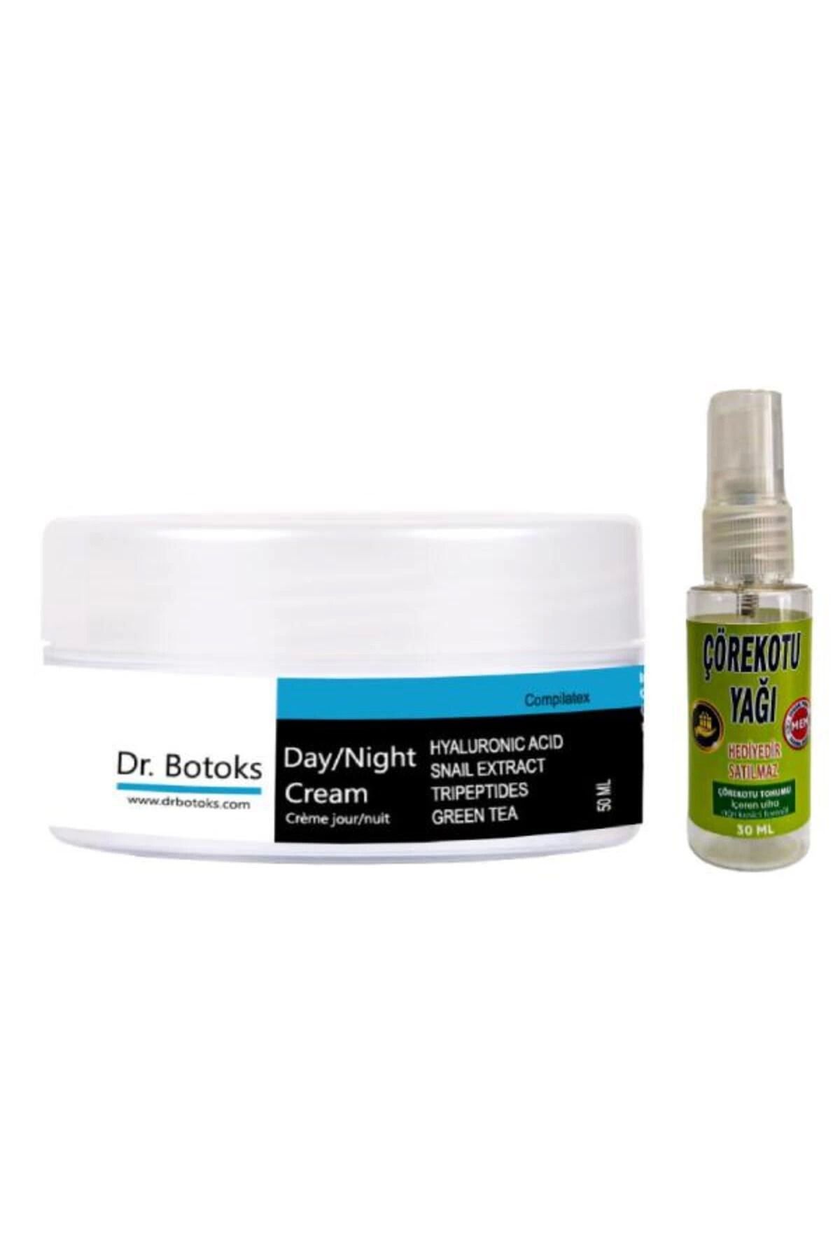 yusuftex Dr Bot.oks Yaslanma Karşıtı Yüz Bakım Kremi 50 ml x 1 adet+Vücut Sızıları İçin Çörek Otu 30 ml