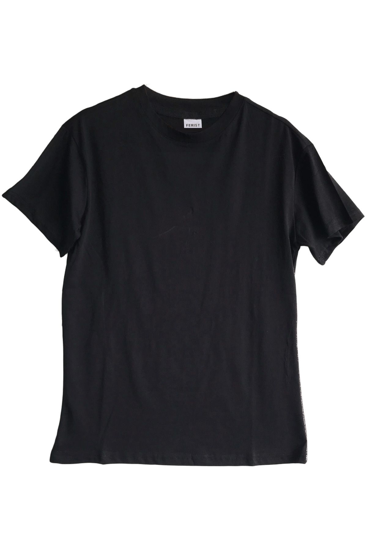 FERİST UNISEX Bisiklet yaka Basic T-Shirt