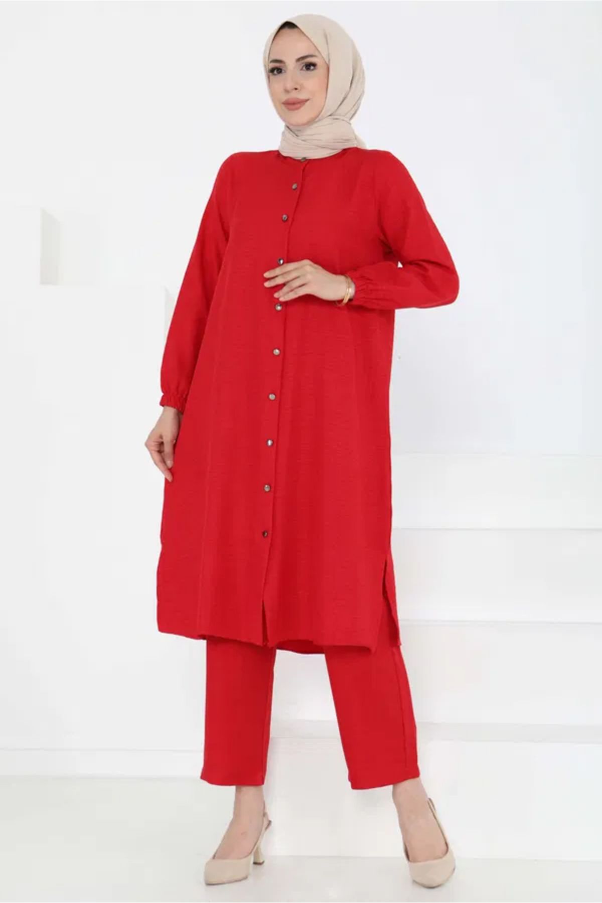 Butik Hakim Yaka İkili Takım