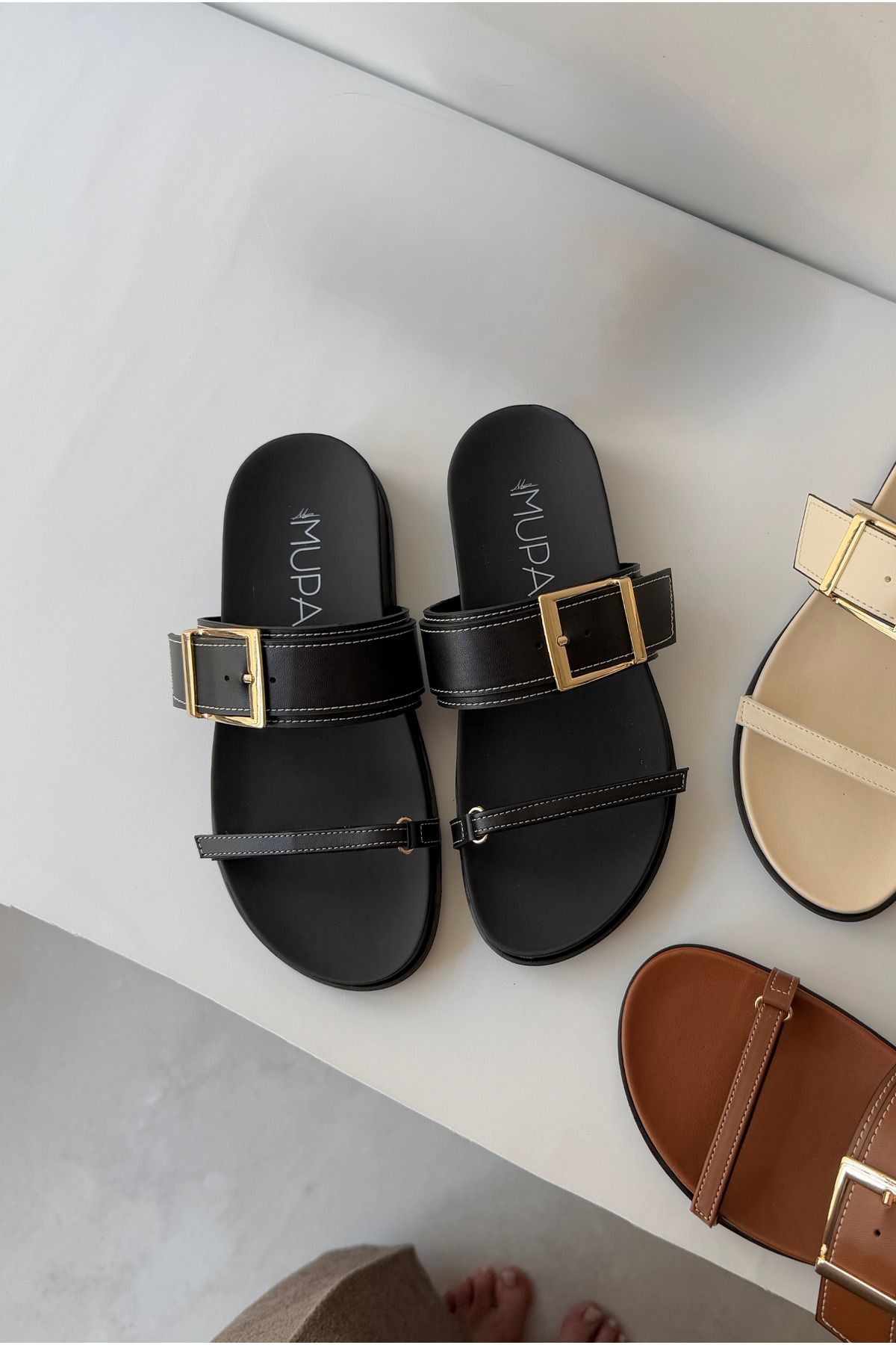 Mupa Shoes Kadın Terlik SİYAH