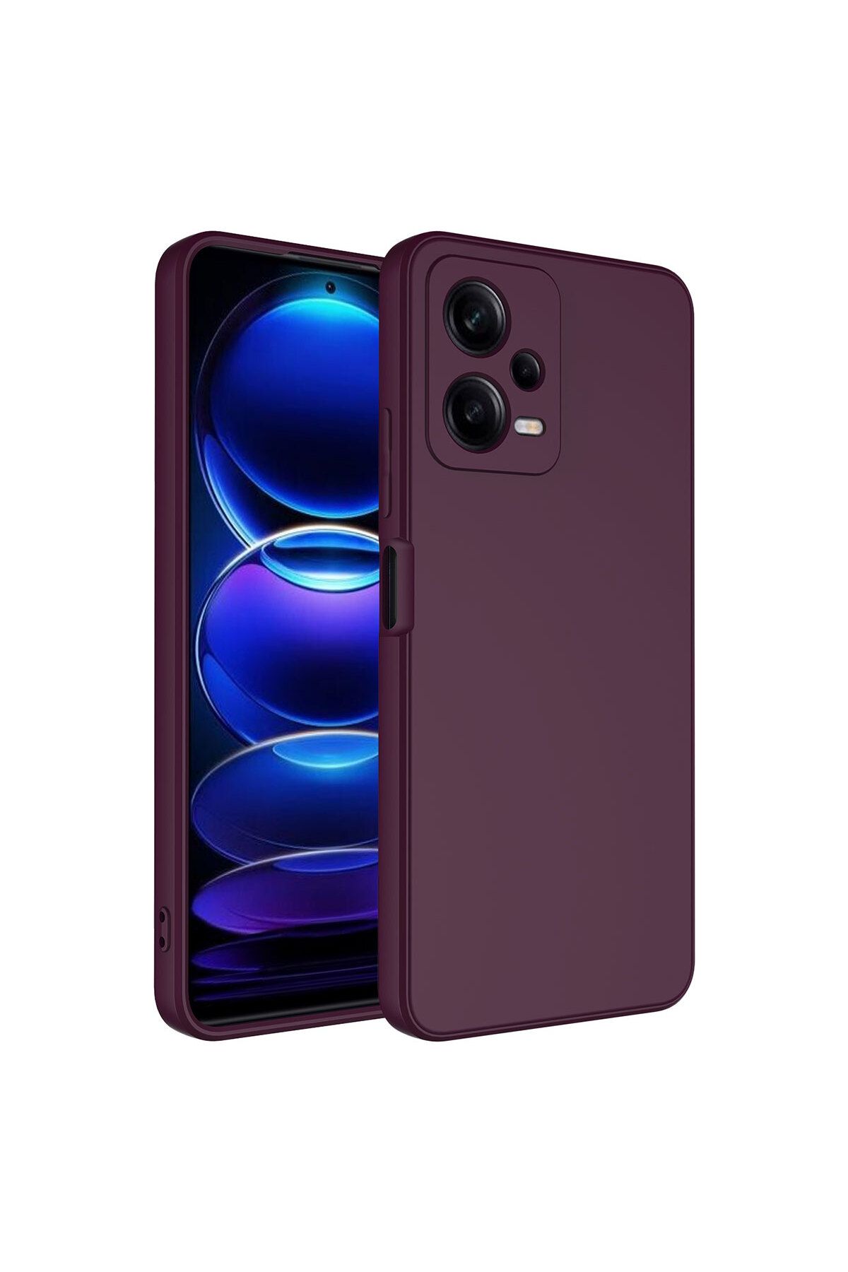 halkhouse Xiaomi Redmi Note 12 Pro 5G Kılıf Renkli Esnek Kırılmaz Yüksek Koruma Silikon Marra Kapak