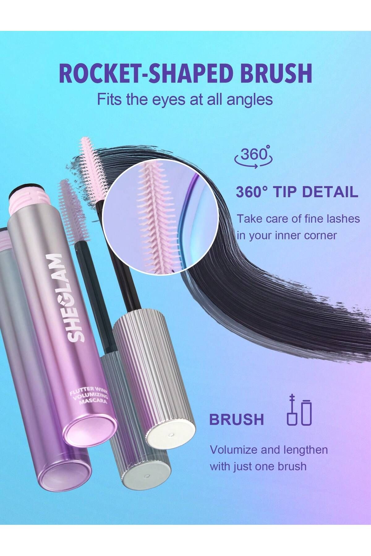 SHEGLAM-ماسكارا فلاتر وينك لتكثيف الرموش 2
