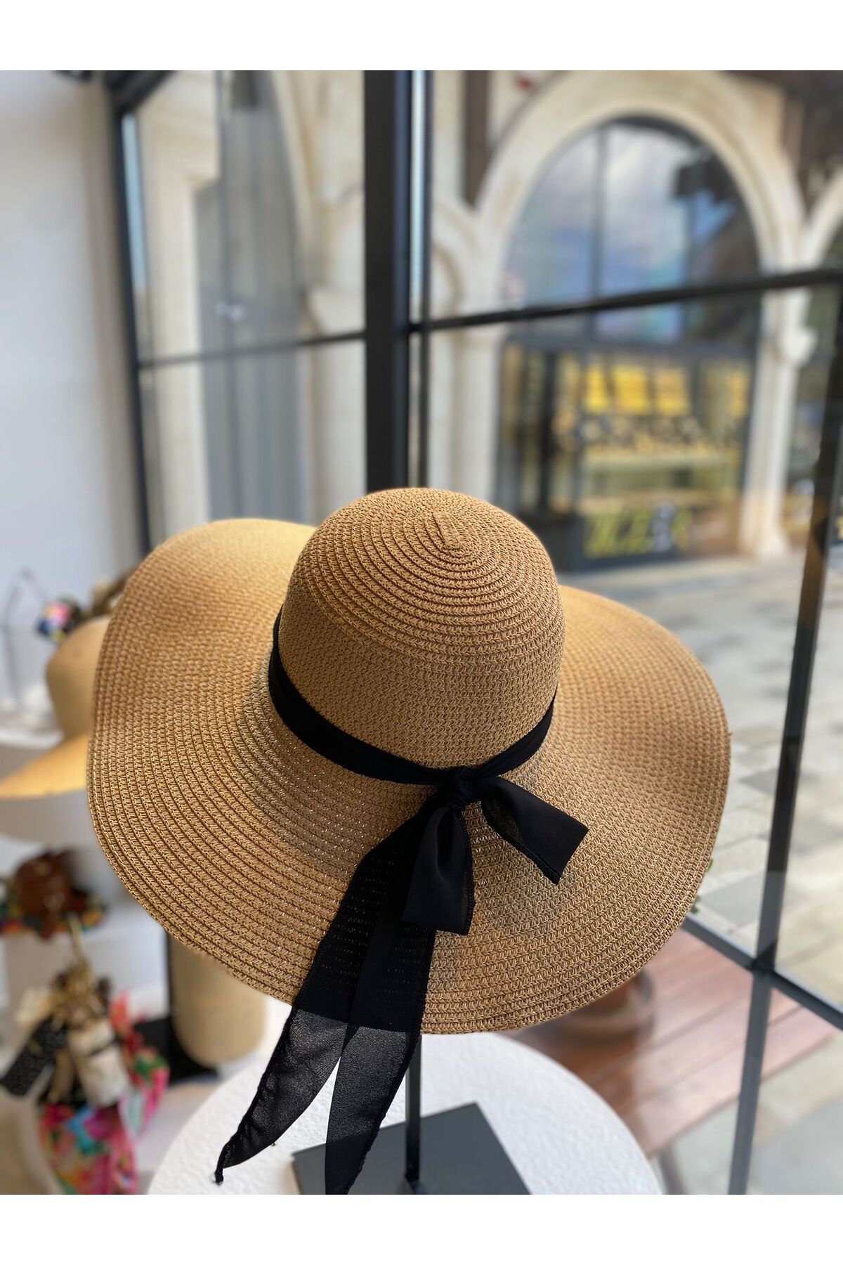 ZeynepKeskinDesign Hasır Şapka, Örgü Hasır Şapka, Plaj Şapkası