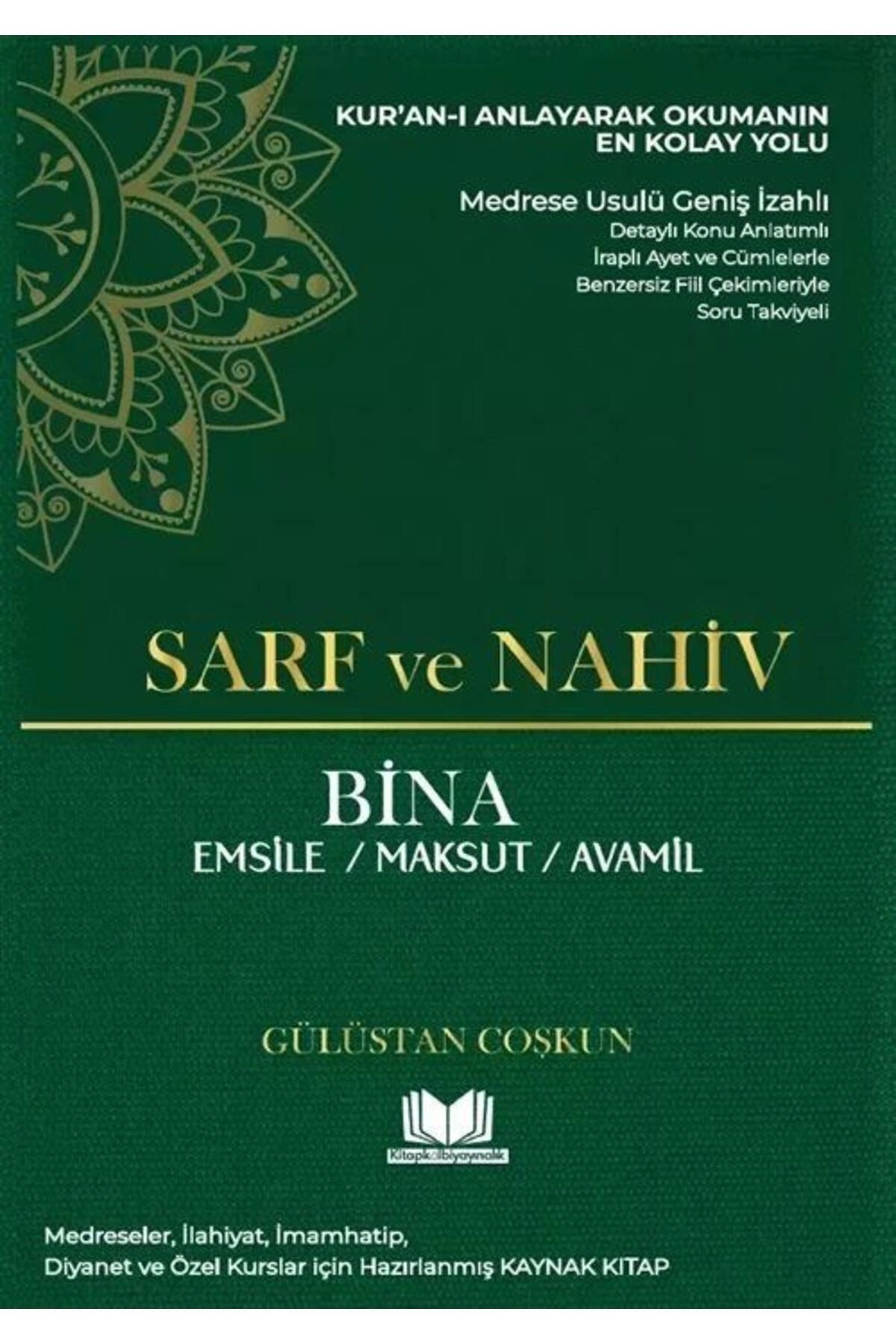 Kitap Kalbi Yayıncılık-Medrese Method Large Distinguished Consumable and Nahiv 2 - Building, Emsile, Maxut, Avamil 1