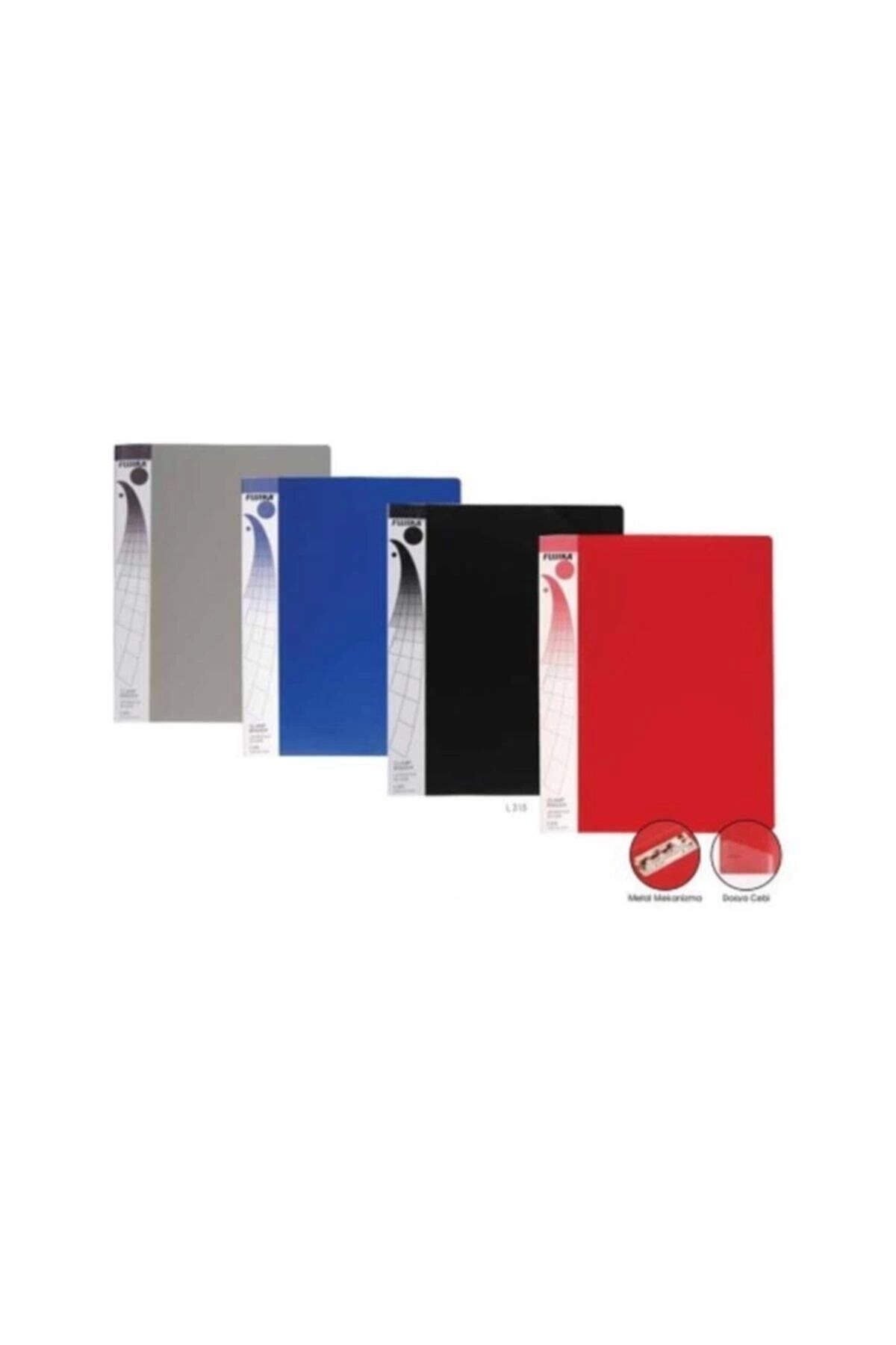 Fujika-L315 Compressed File with Inner Pocket Red 1