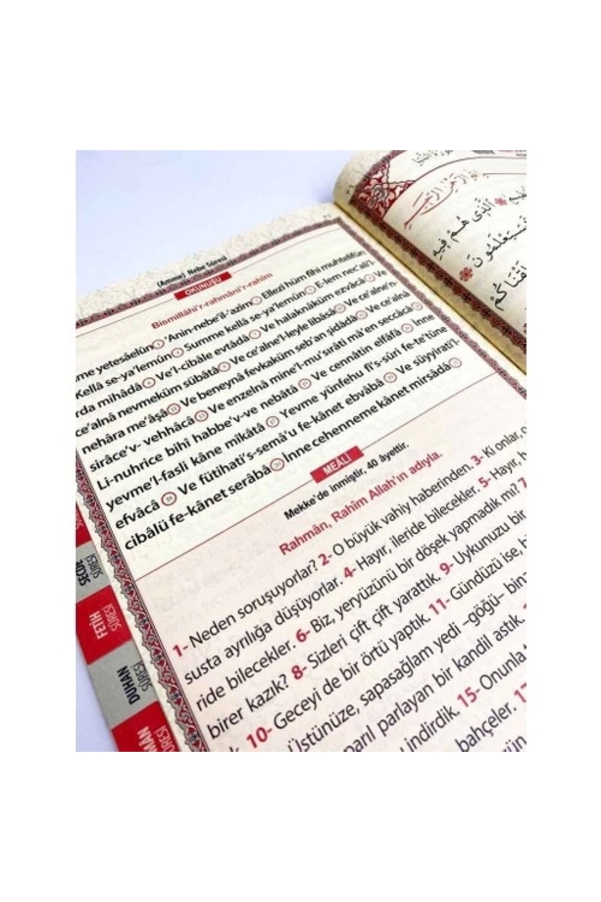 Merve Yayınları Merve 003 Sesli Yasin Orta Boy Fihristli Üçlü (192 Sf) fotoğrafı 2 (önizleme)