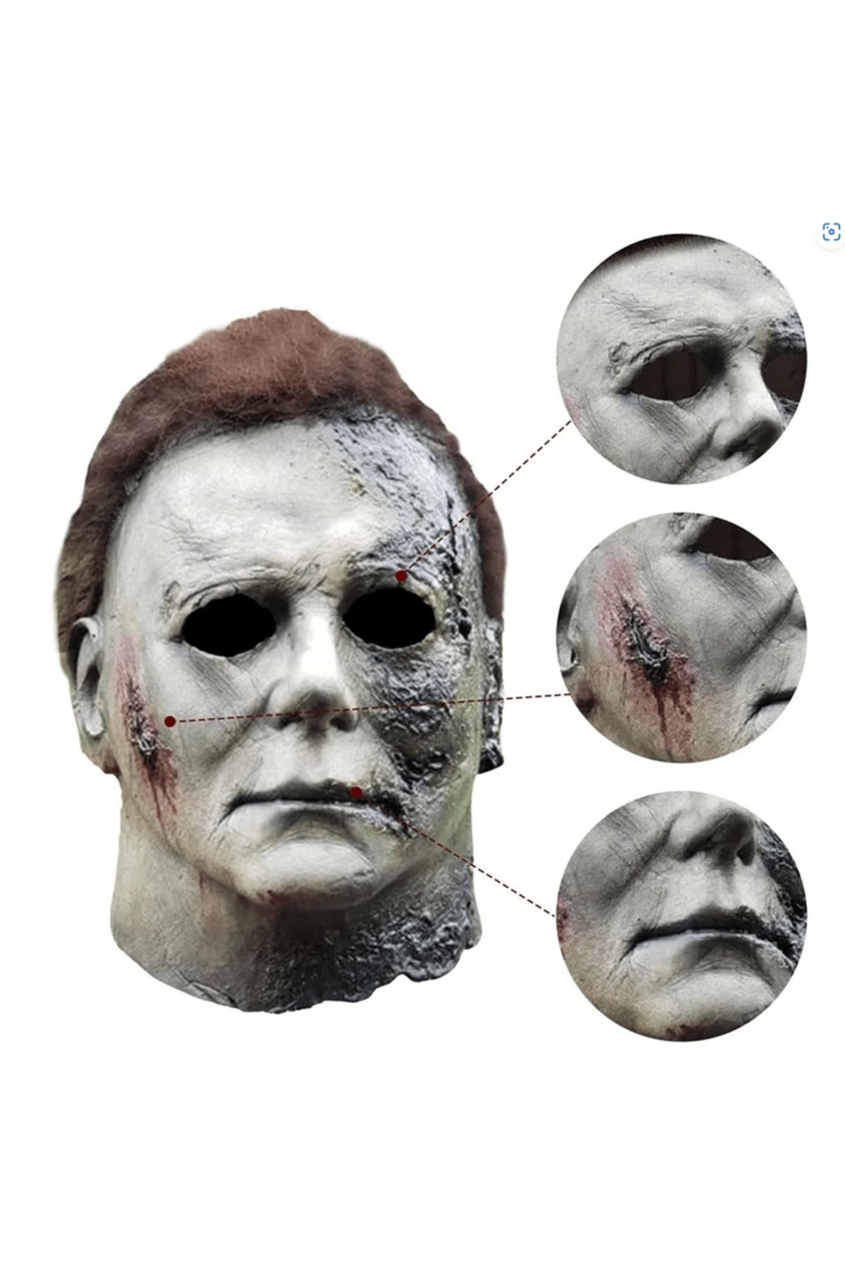 Yuba Avm Michael Myers Lateks Maske - Michael Myers Et Maske Kafaya Tam Geçmeli