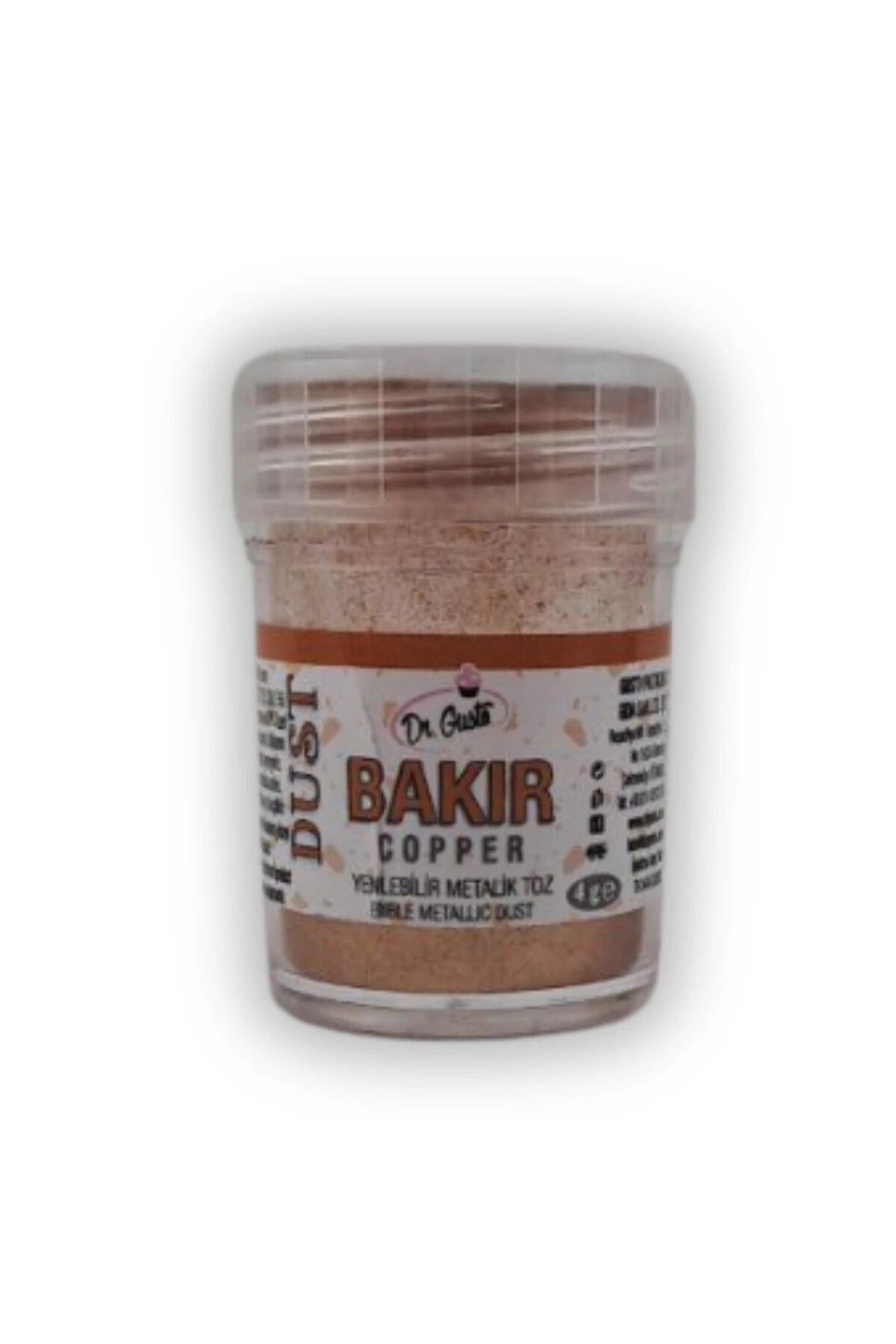 Dr. Gusto YENİLEBİLİR METALİK TOZ 4 GR