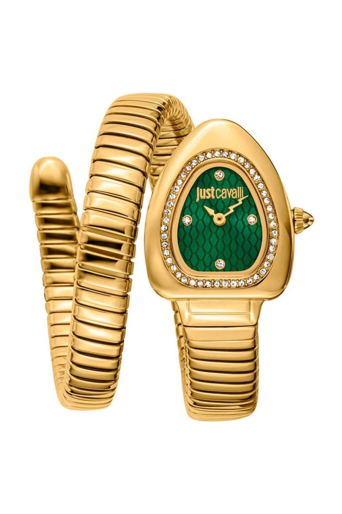 Just Cavalli JUST CAVALLİ YEŞİL KADRAN ZARİF VE ŞIK KULLANIMA UYGUN KADIN KOL SAATİ