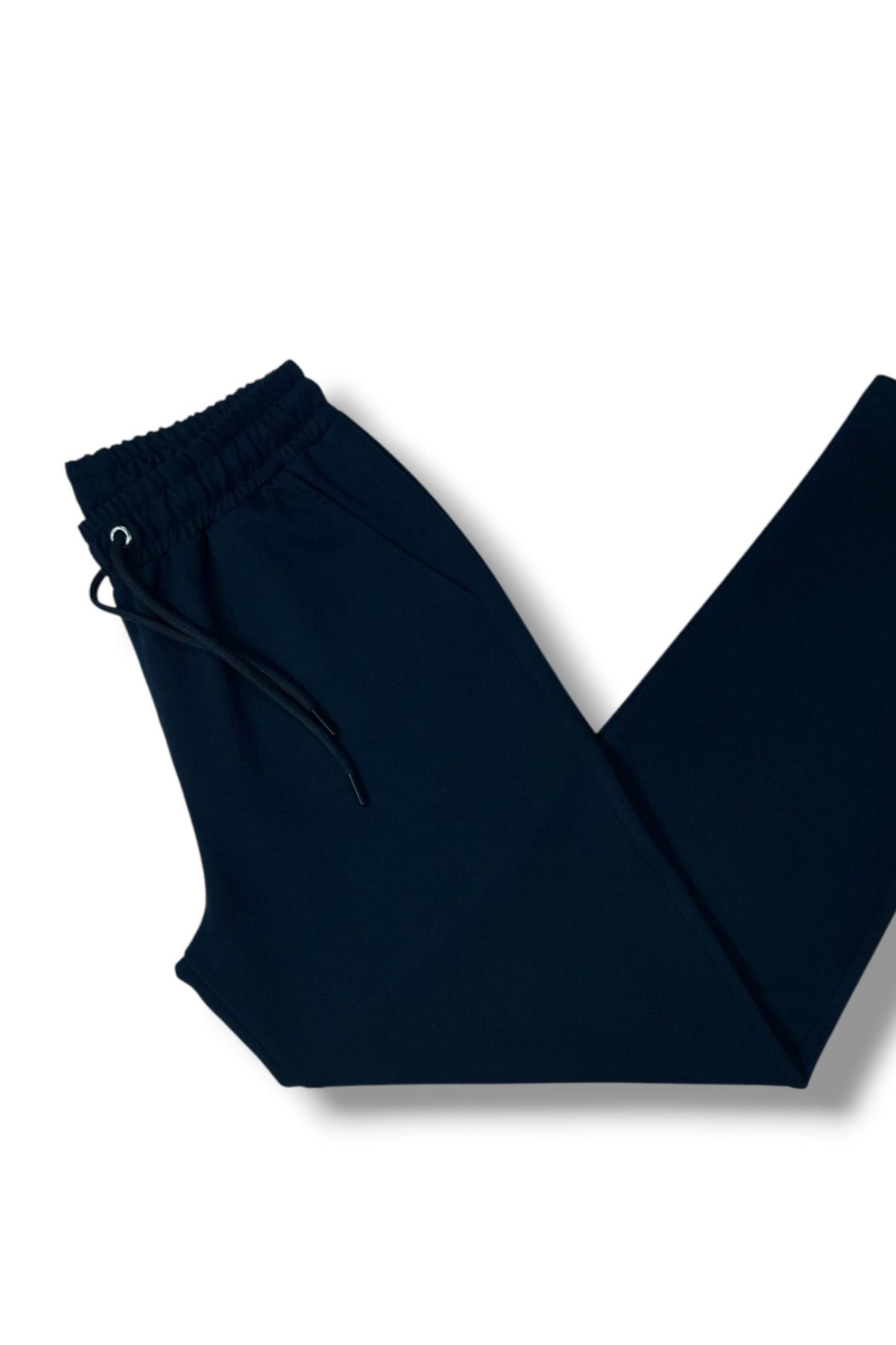 MASSMODA Eşofman Altı İnce Yazlık 2 İplik Kompakt Düz Paça Şardonsuz Penye Pijama Erkek / Kadın Unisex