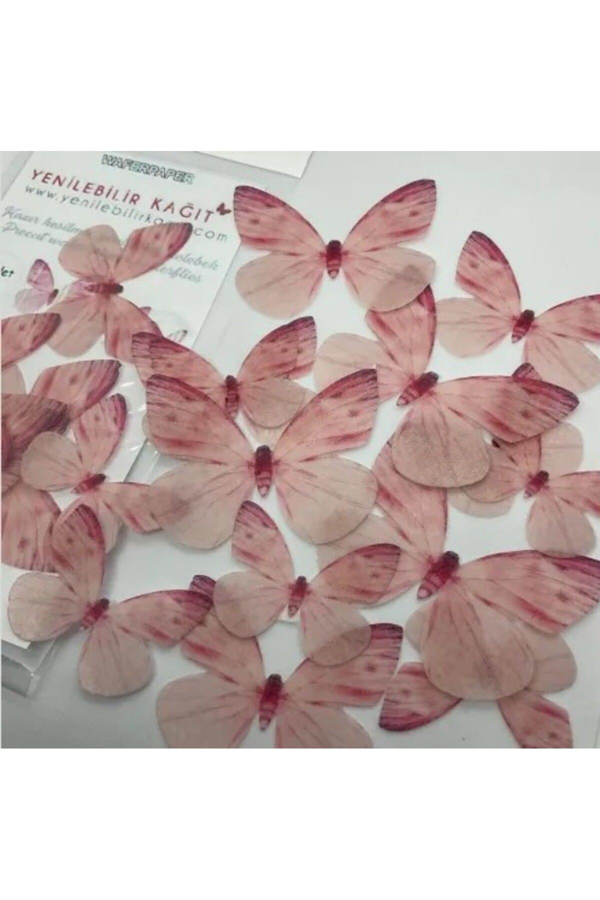 Yenilebilir Kağıt Wafer paper YENİLEBİLİR KELEBEK