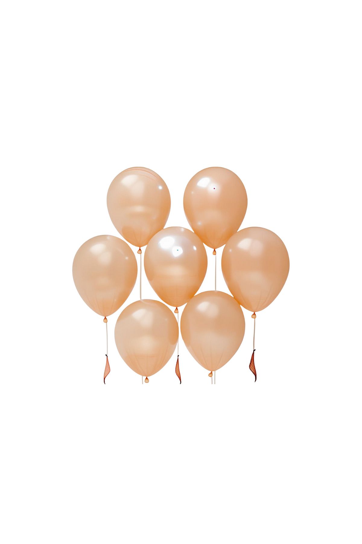 tedaks 20 Adet 12 İnç 30 Cm Metalik Rose Gold Balon Doğum Günü Süsleme
