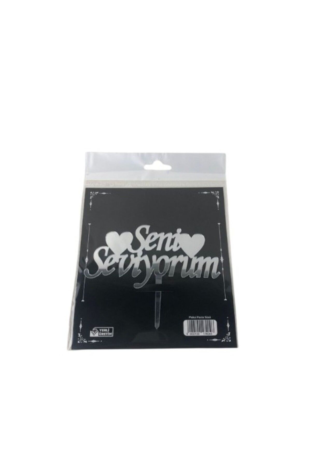shop PLEKSİ SENİ SEVİYORUM GÜMÜŞ