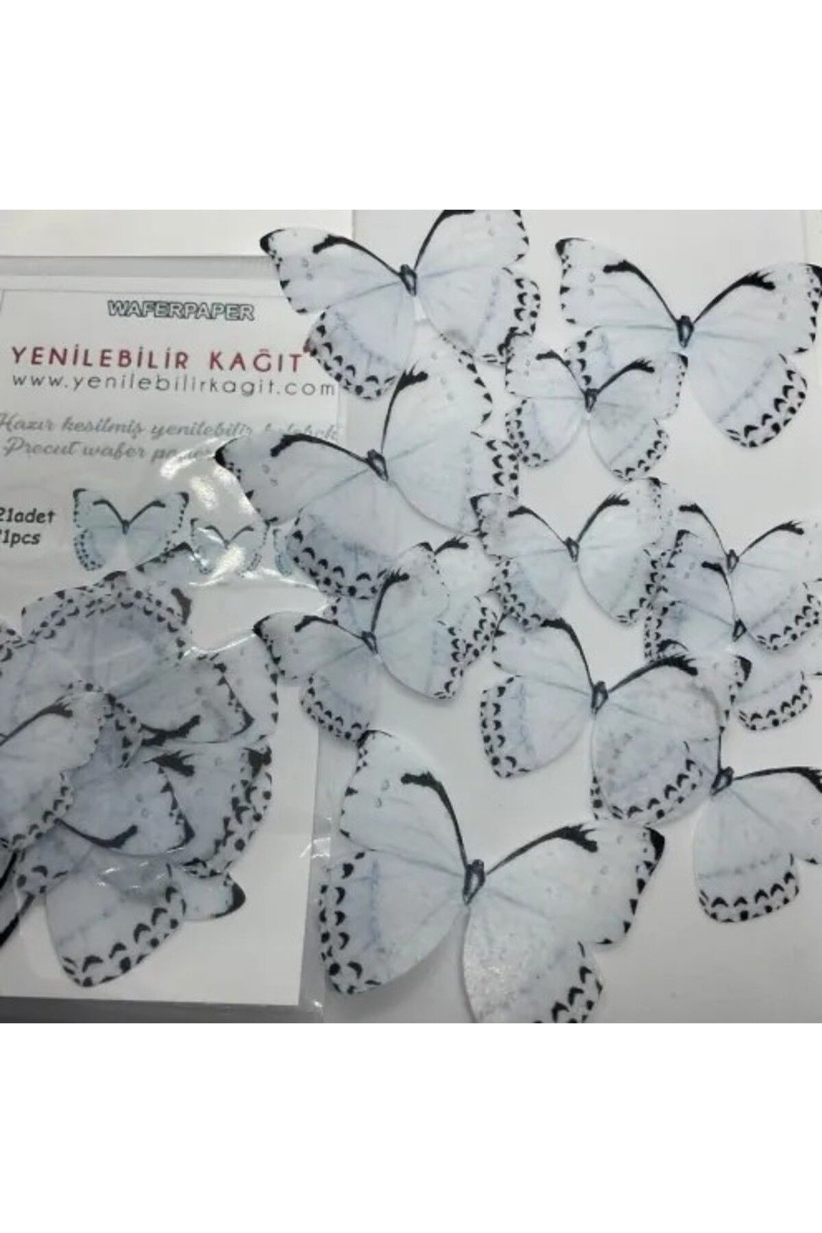 Yenilebilir Kağıt Wafer paper YENİLEBİLİR KELEBEK