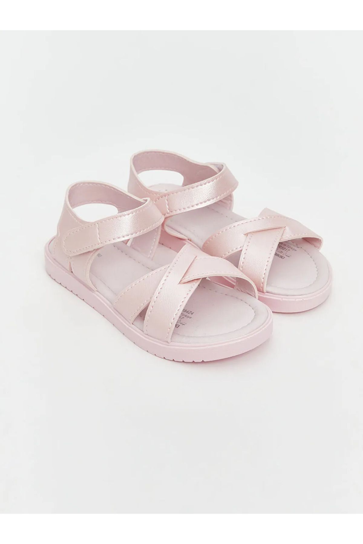 LC Waikiki LCW STEPS Pembe Çapraz Bantlı Kız Çocuk Sandalet