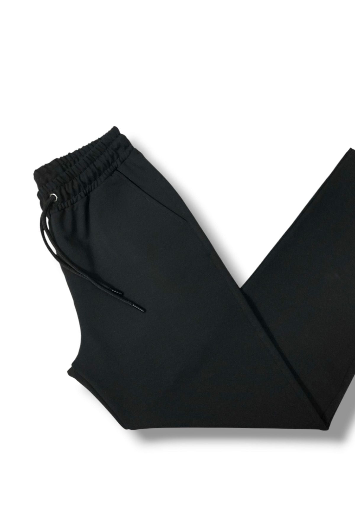 MASSMODA Eşofman Altı İnce Yazlık 2 İplik Kompakt Düz Paça Şardonsuz Penye Pijama Erkek / Kadın Unisex