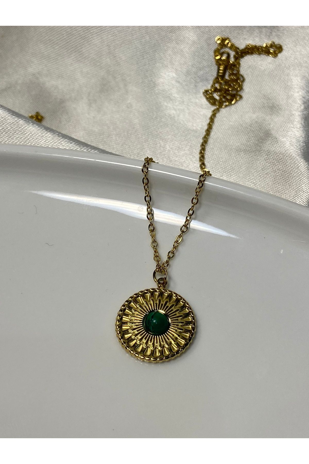 LEMARİZ COLLECTİON Yeşil Kolye