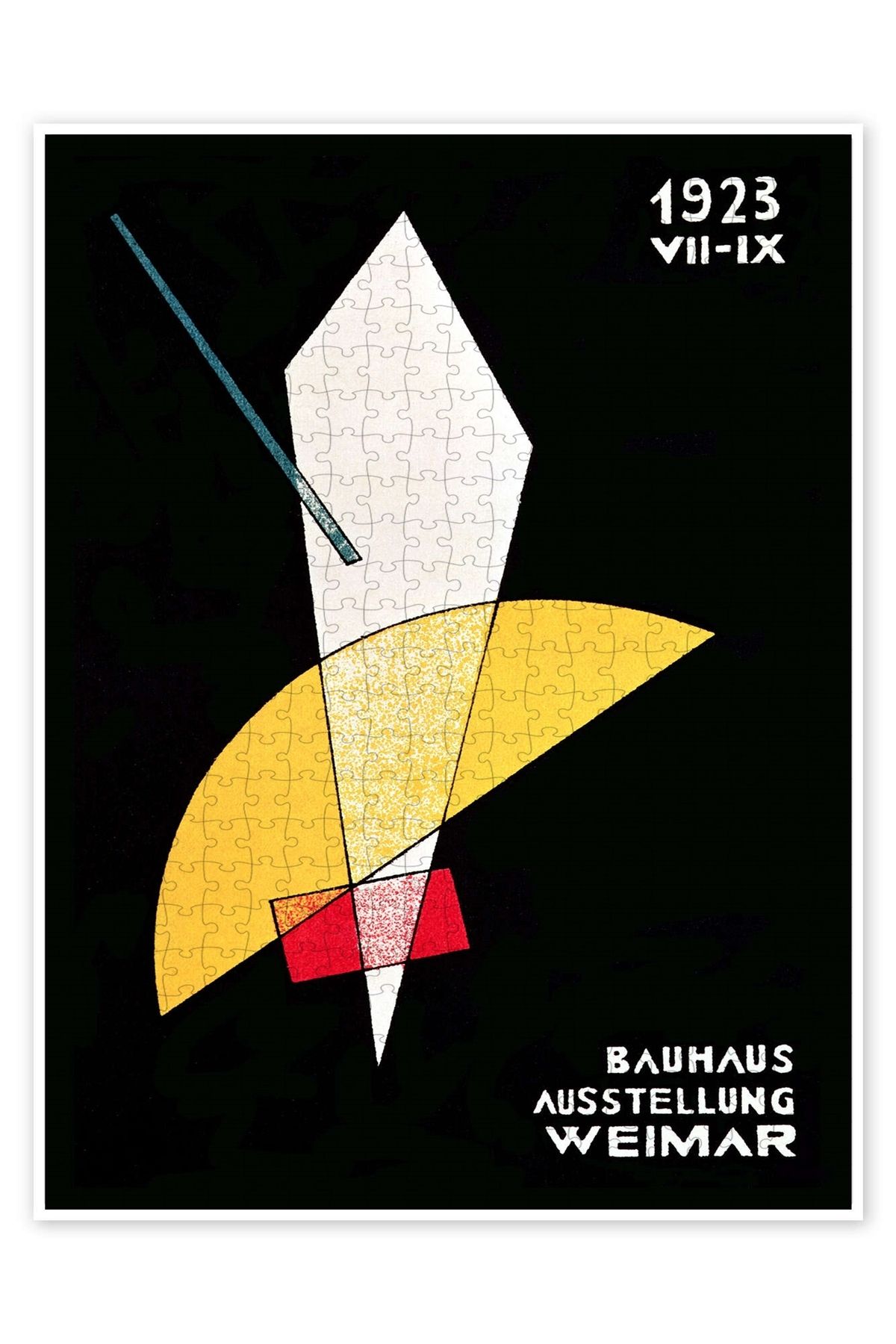 Jeronkarji Bauhaus sergisi Weimar, 1923 500 Parça Puzzle Yapboz Bohem Soyut Sanat Temalı