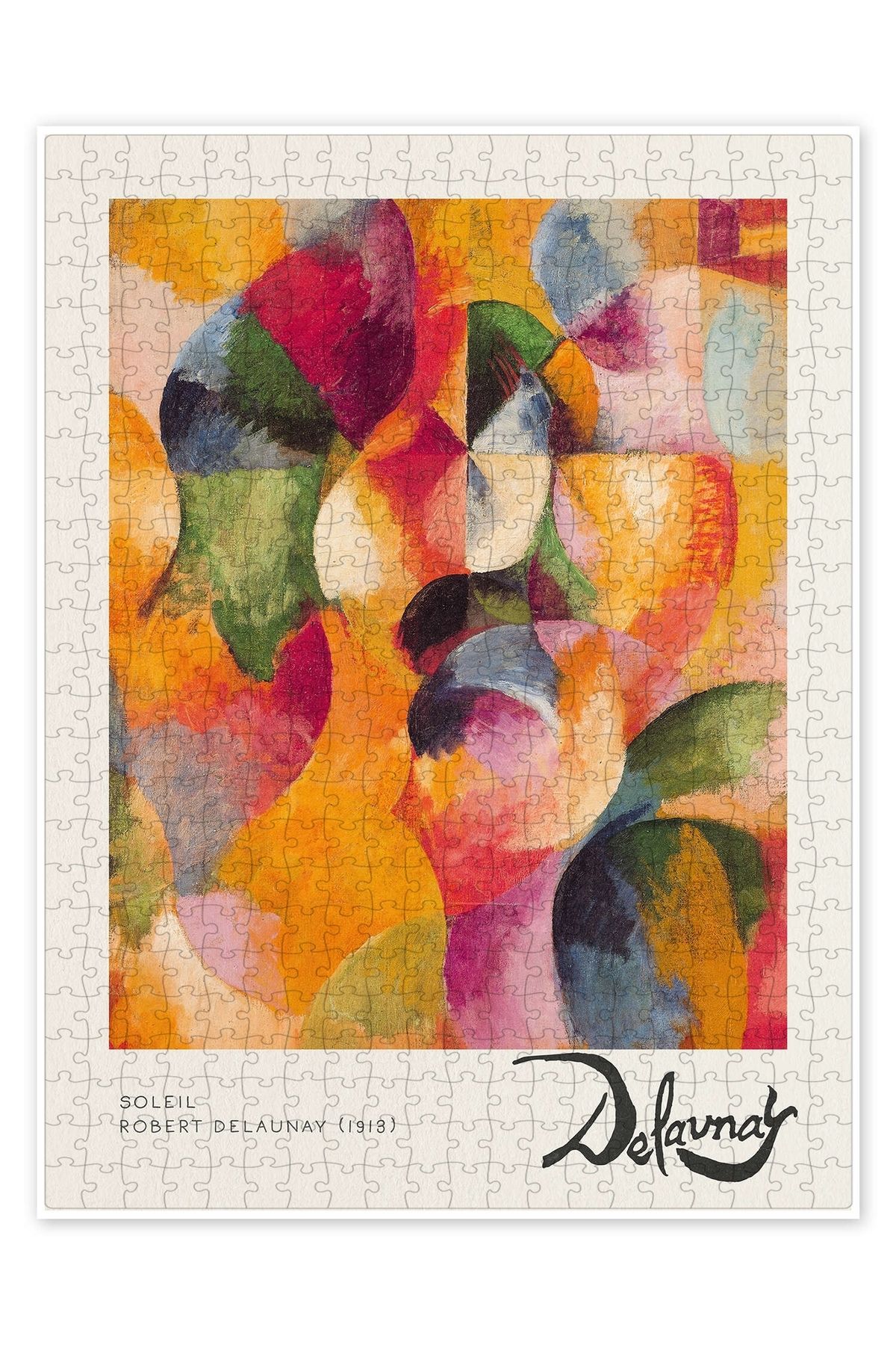 Jeronkarji Soleil 500 Parça Puzzle Yapboz Bohem Soyut Sanat Temalı