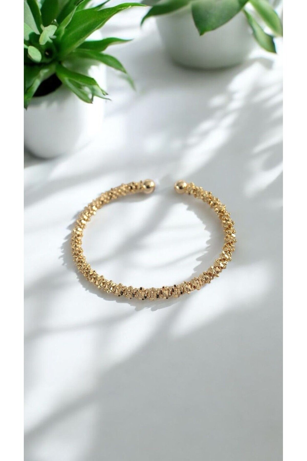 Dorcha 316L Çelik Gold Renk Kadın Bileklik