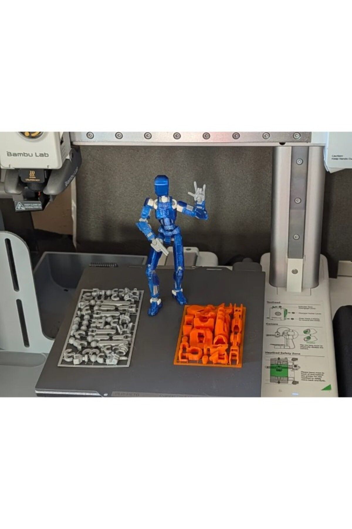 Lumina3D Erkek Eklemli Robot Dummy (Renk için sipariş numaranız ile soru sorun)