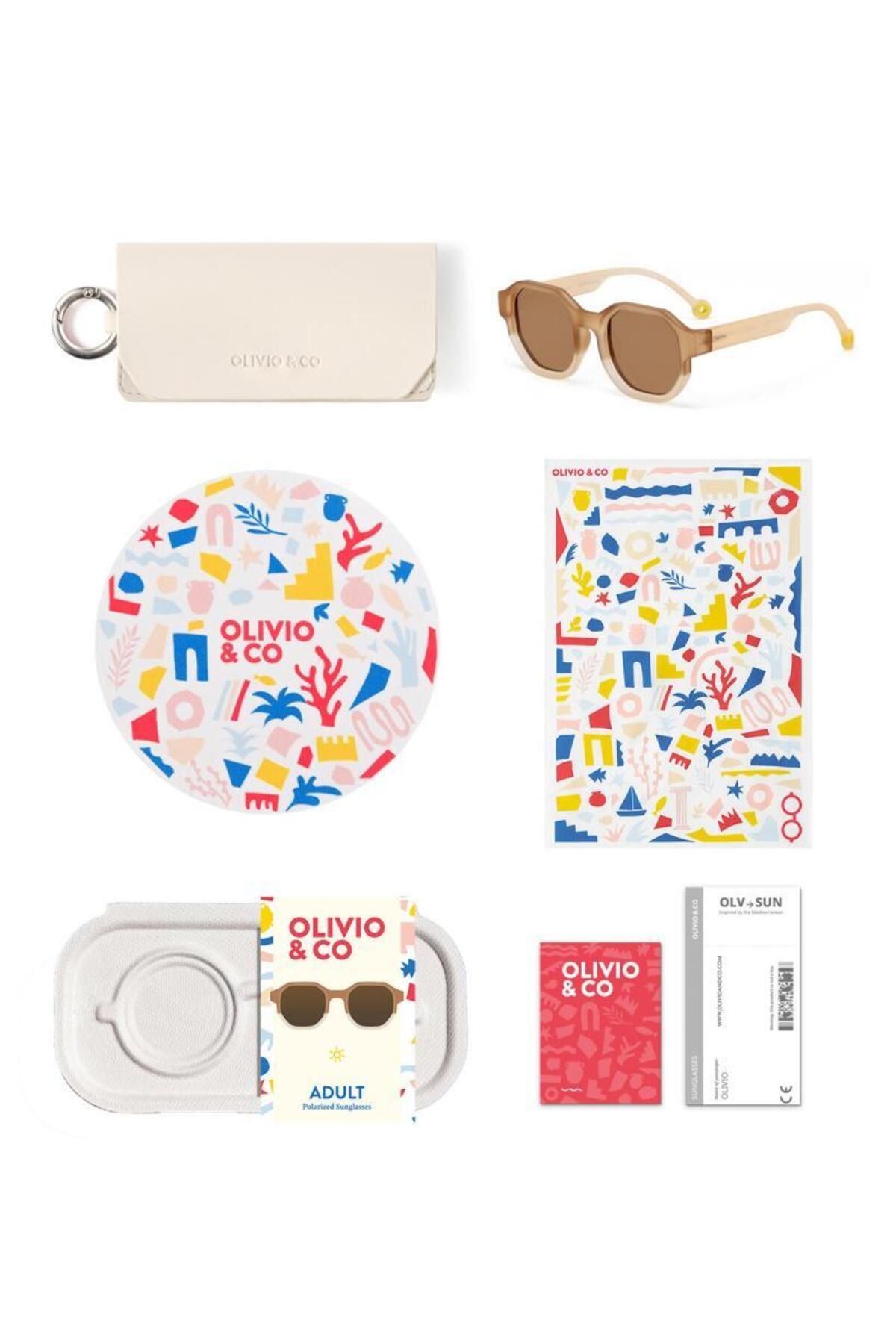 ToysAll Olivio&Co Creative Edition Yetişkin Güneş Gözlüğü - Colorblock Sand