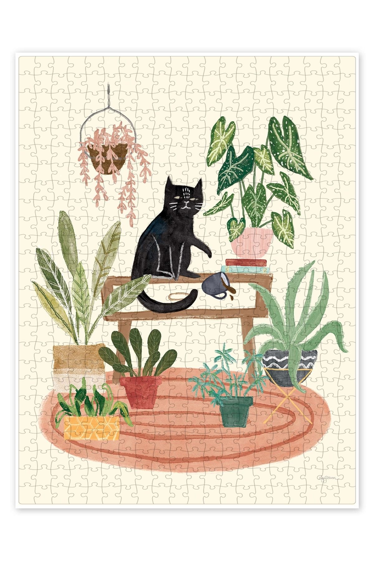 Jeronkarji Urban Jungle II 500 Parça Puzzle Yapboz Kedi Köpek Temalı Doğa ve Orman Hayvanları