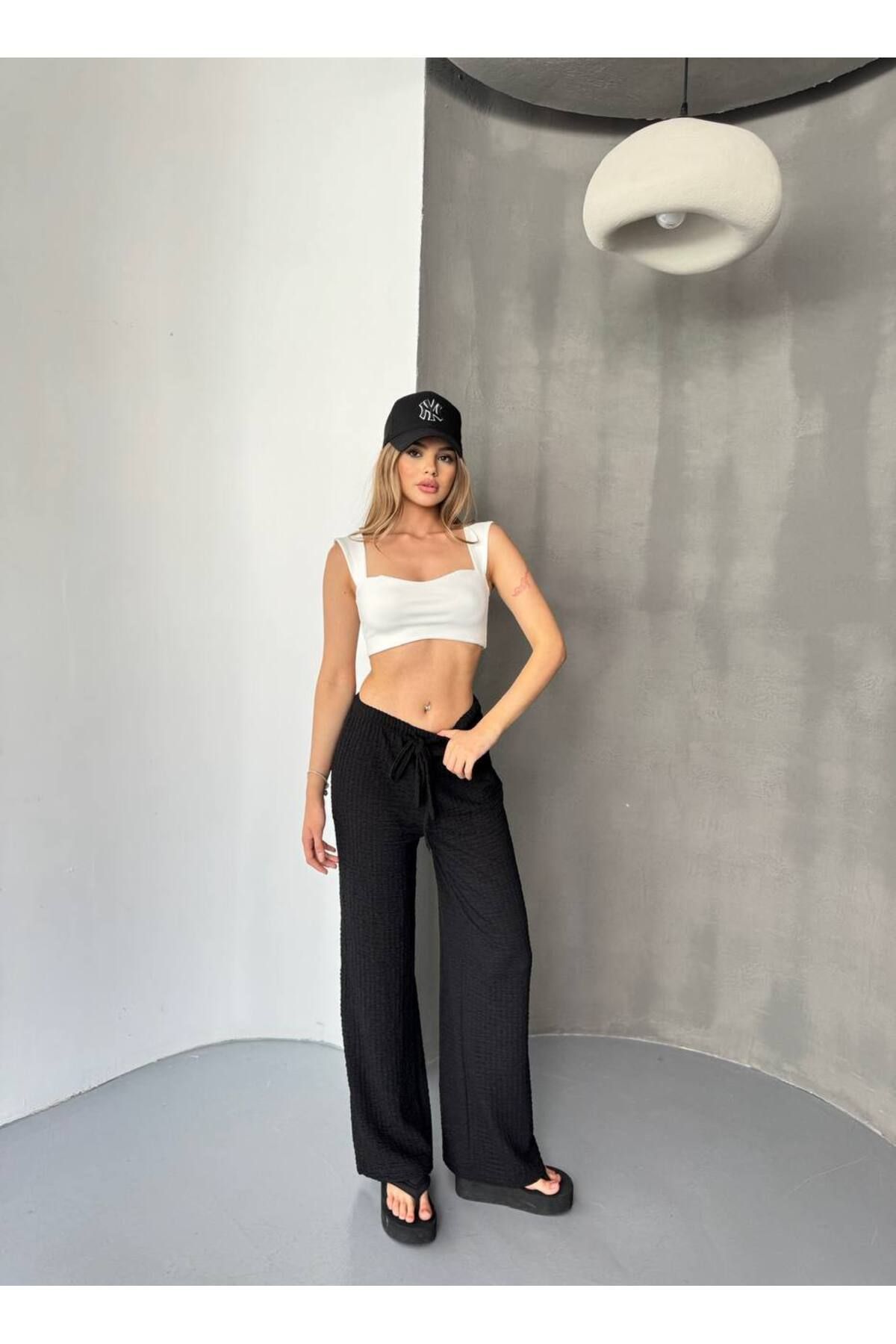 Butik Beyza Buble Bol Paça Pantolon