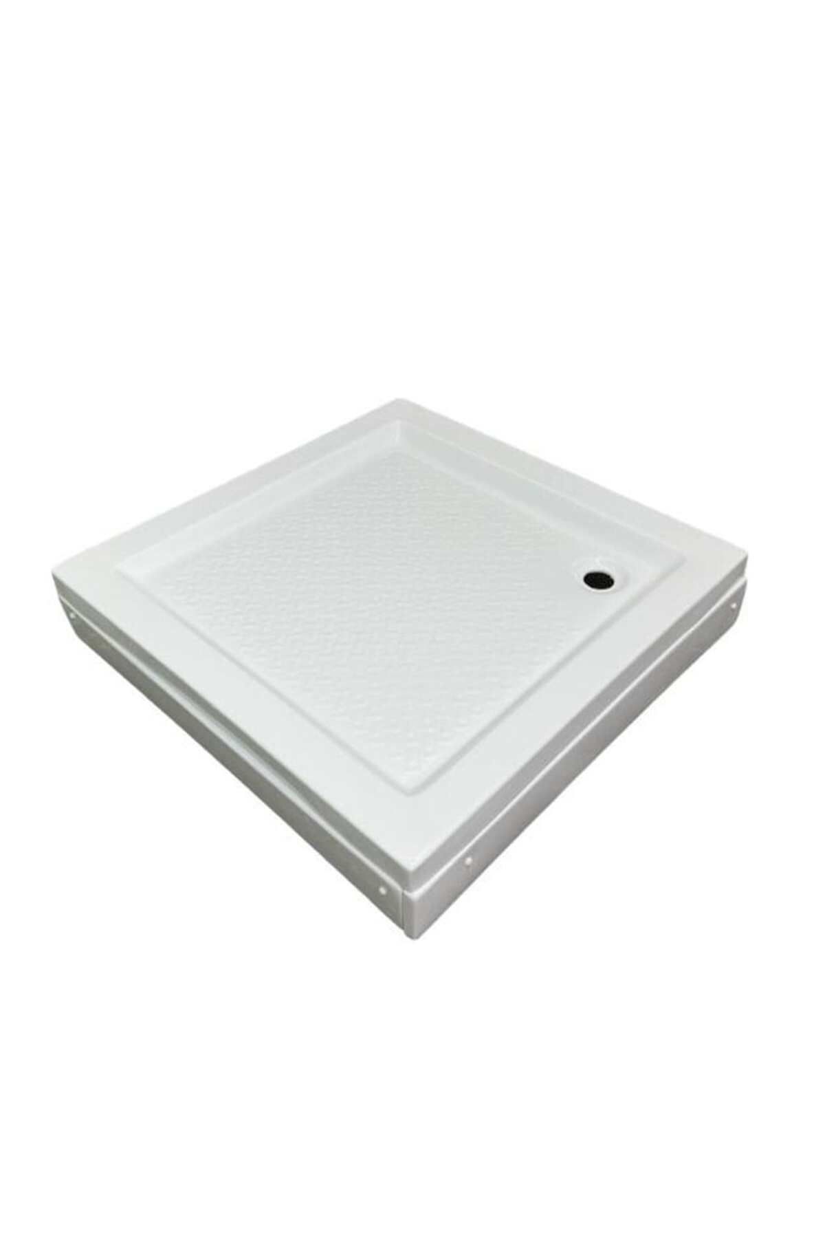 vendor store 80x80 Kare Panelli ve Ayaklı Akrilik Duş Teknesi