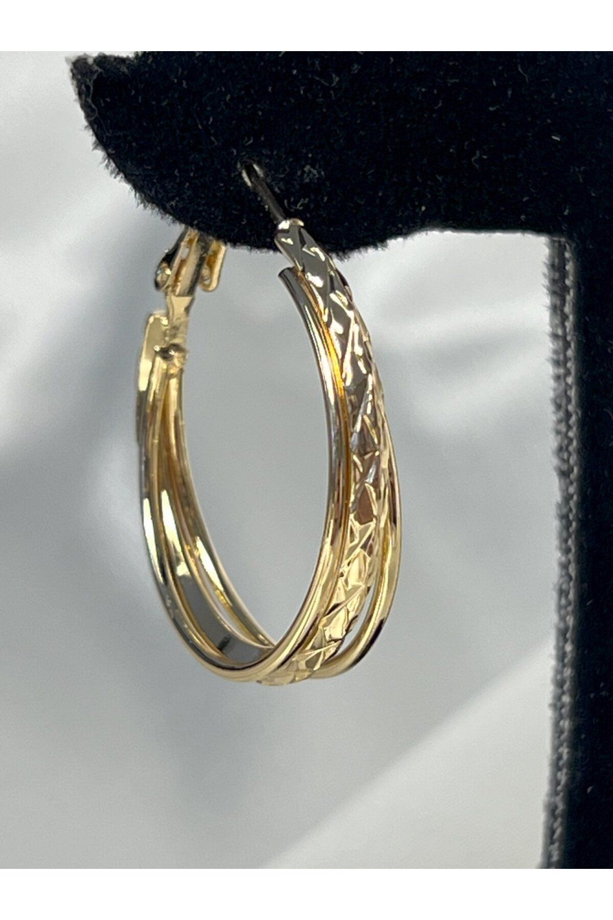 CEY ACCESSORY ÜÇLÜ HALKA KÜPE