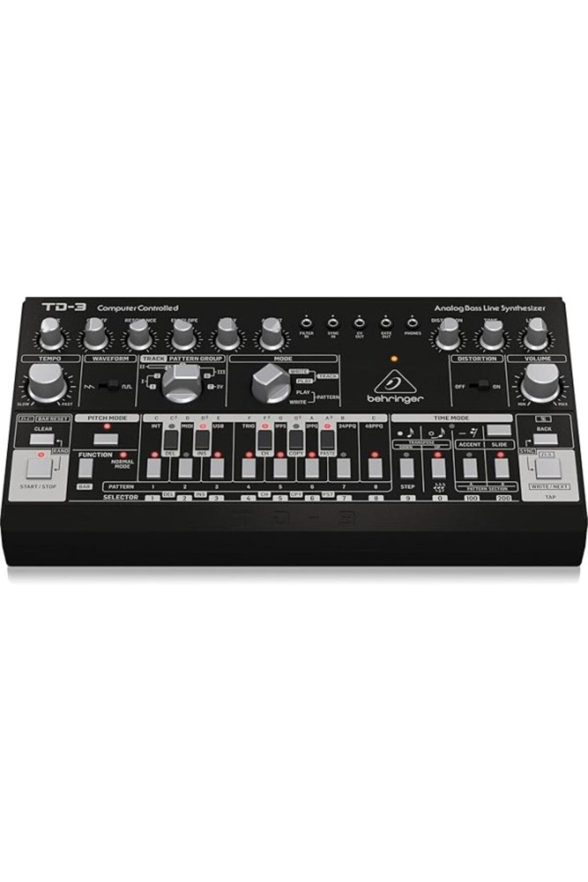 ShopZum Behringer Analog Bass Line Synthesizer, Td3-Bk - Siyah