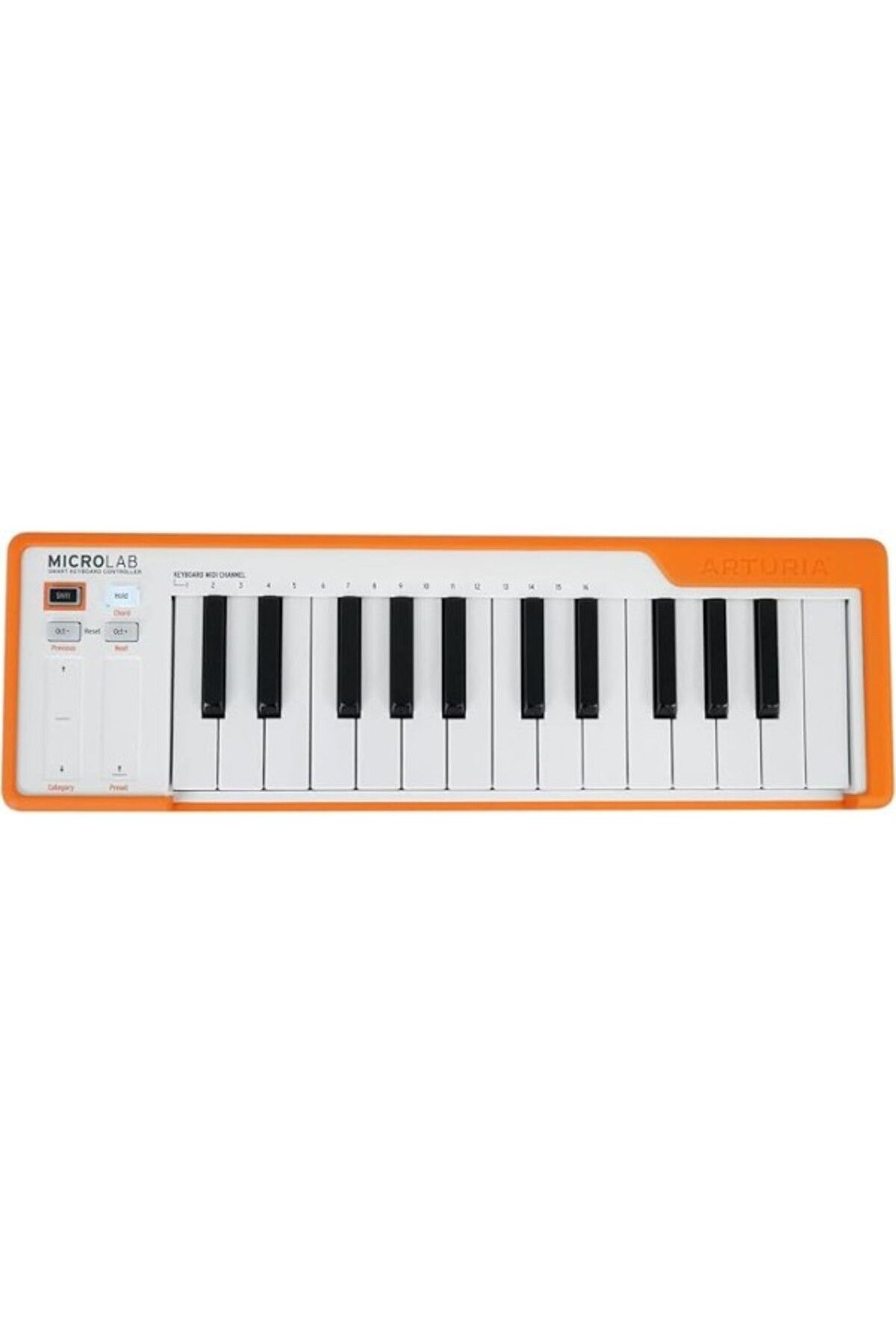 ShopZum Arturia Microlab 25 Tuş Slimkey Micro Keyboard, Turuncu