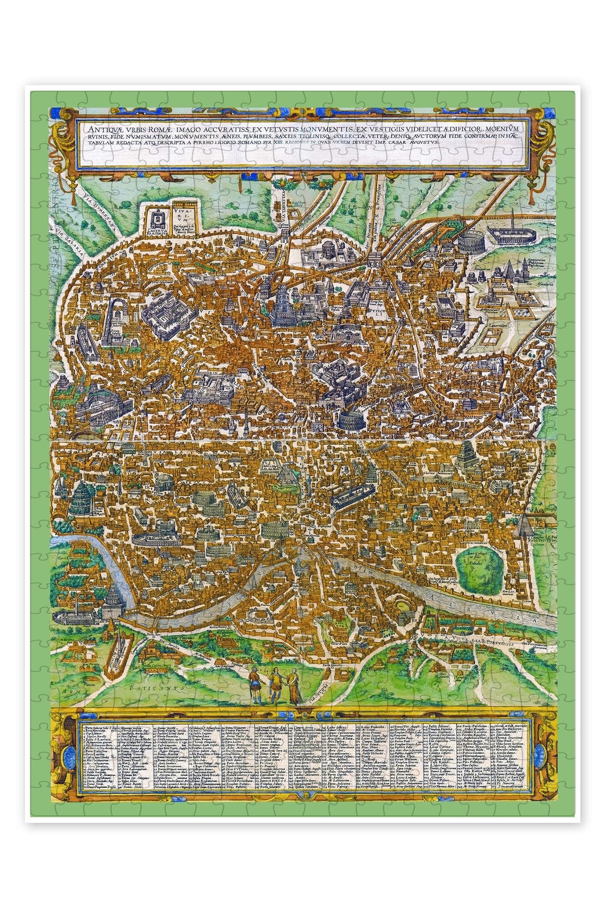 Jeronkarji Roma 30 nc 500 Parça Puzzle Yapboz Şehir Manzara Temalı Hobilik