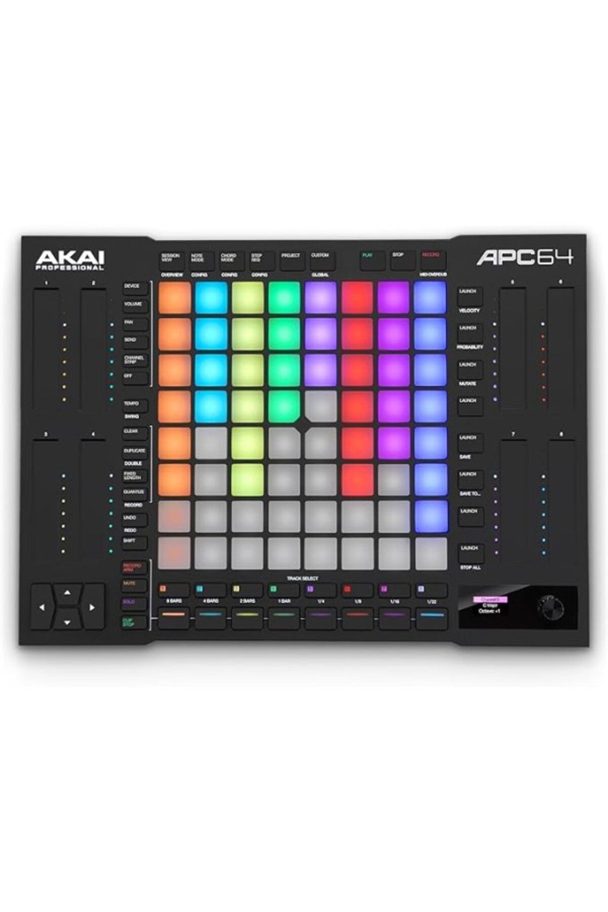 ShopZum Akai Professional Apc64 Ableton Midi Kontrol Cihazı, 8 Dokunmatik Şerit, Adım Sıralayıcı, 64 Rgb Hı