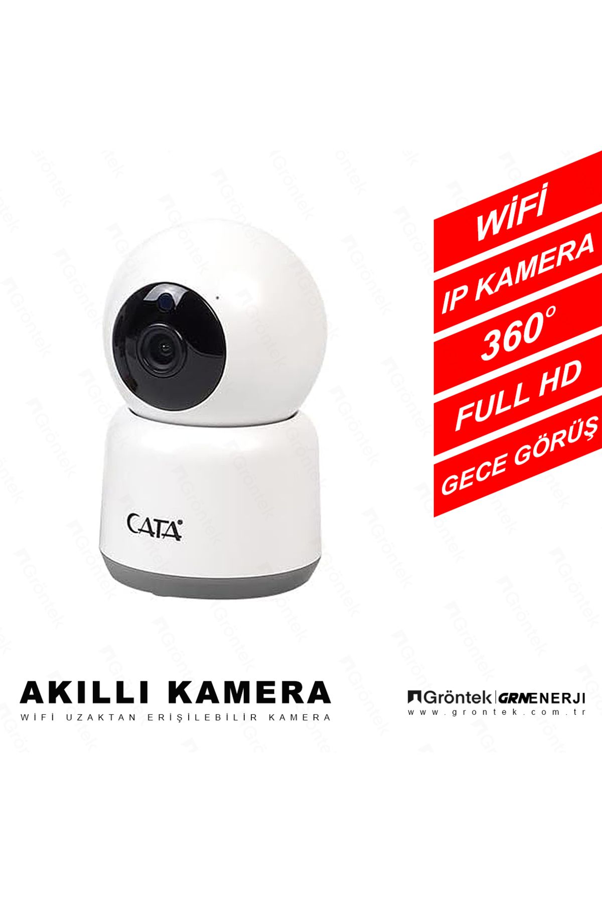 Cata CT-4050 360 DERECE Wİ-Fİ AKILLI IP KAMERA