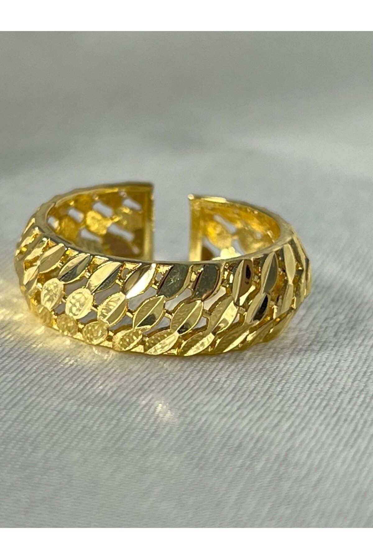 CEY ACCESSORY PARLAK GOLD YÜZÜK