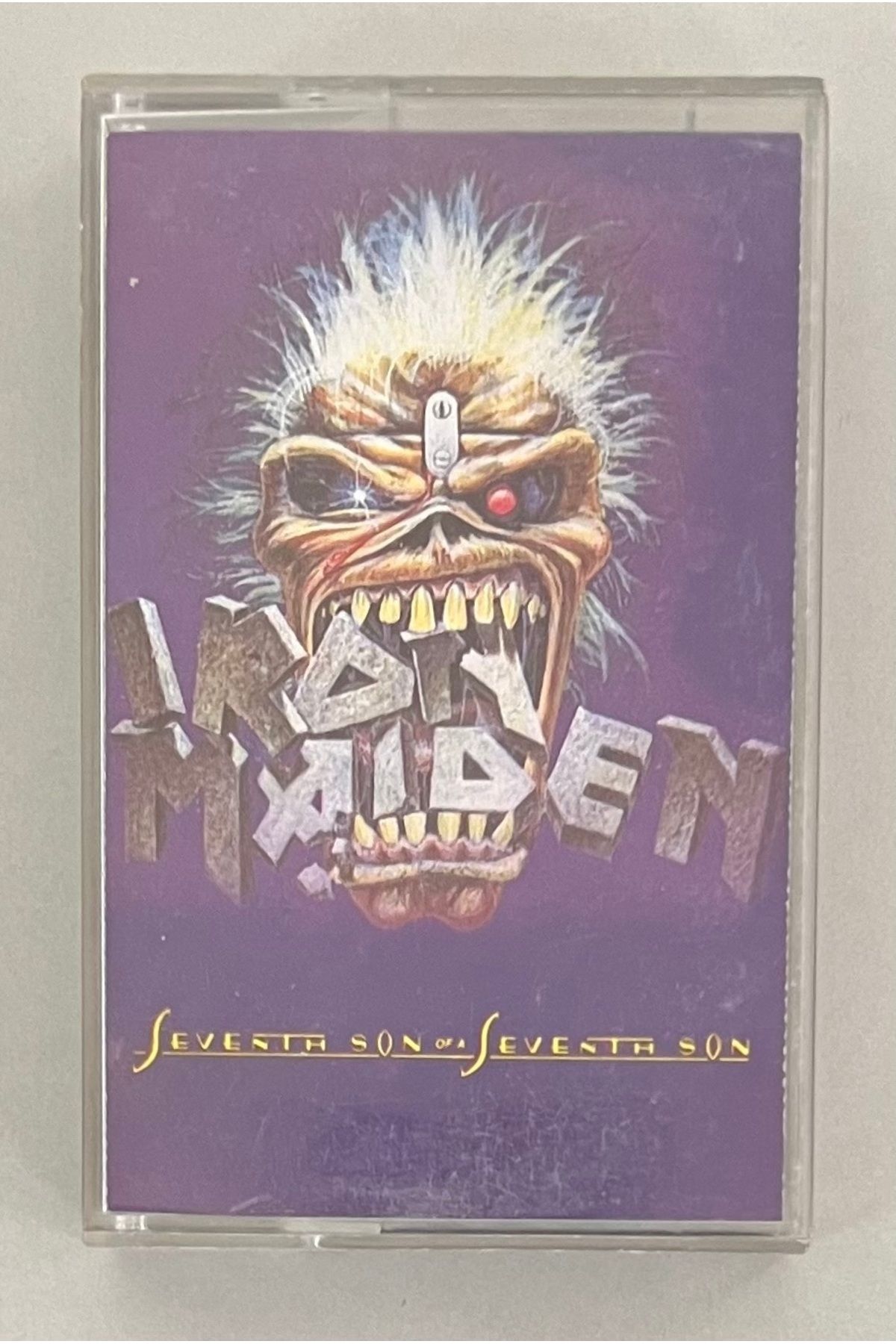 Plakevi İzmir Iron Maiden Seventh Son Of a Seventh Son Kaset (Orijinal Dönem Kağıt Baskı Kaset)