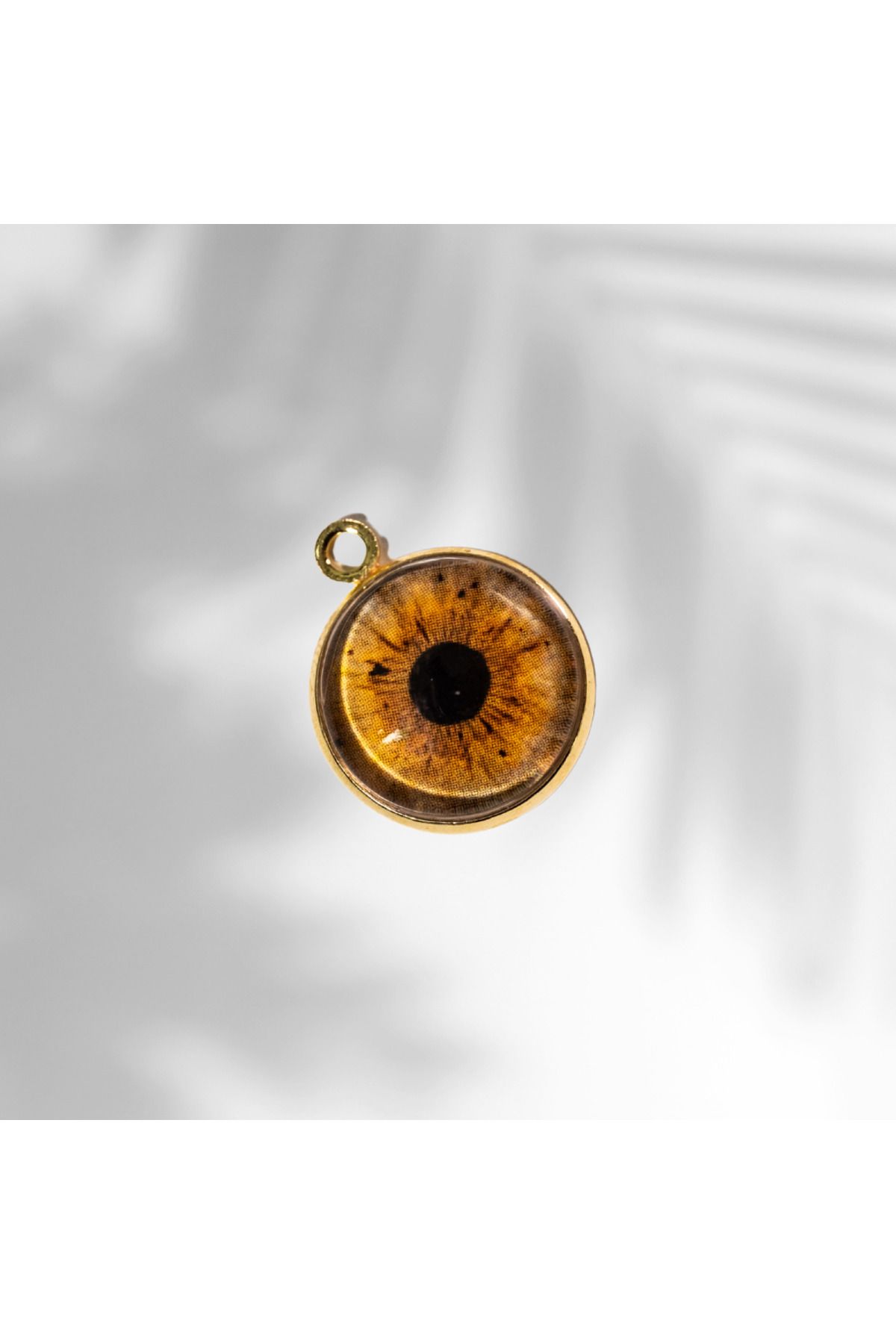 SOFT İris Gold Kaplama Çelik Kolye - Kişiye Özel 14MM