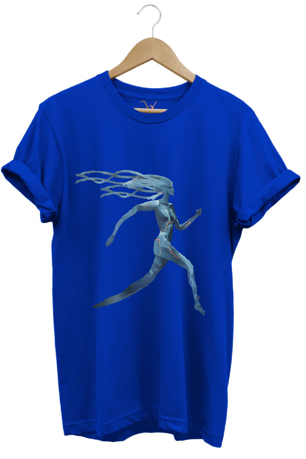 onsrawear Geleceğe Doğru Koşu Unisex %100 Pamuk Basic T-shirt