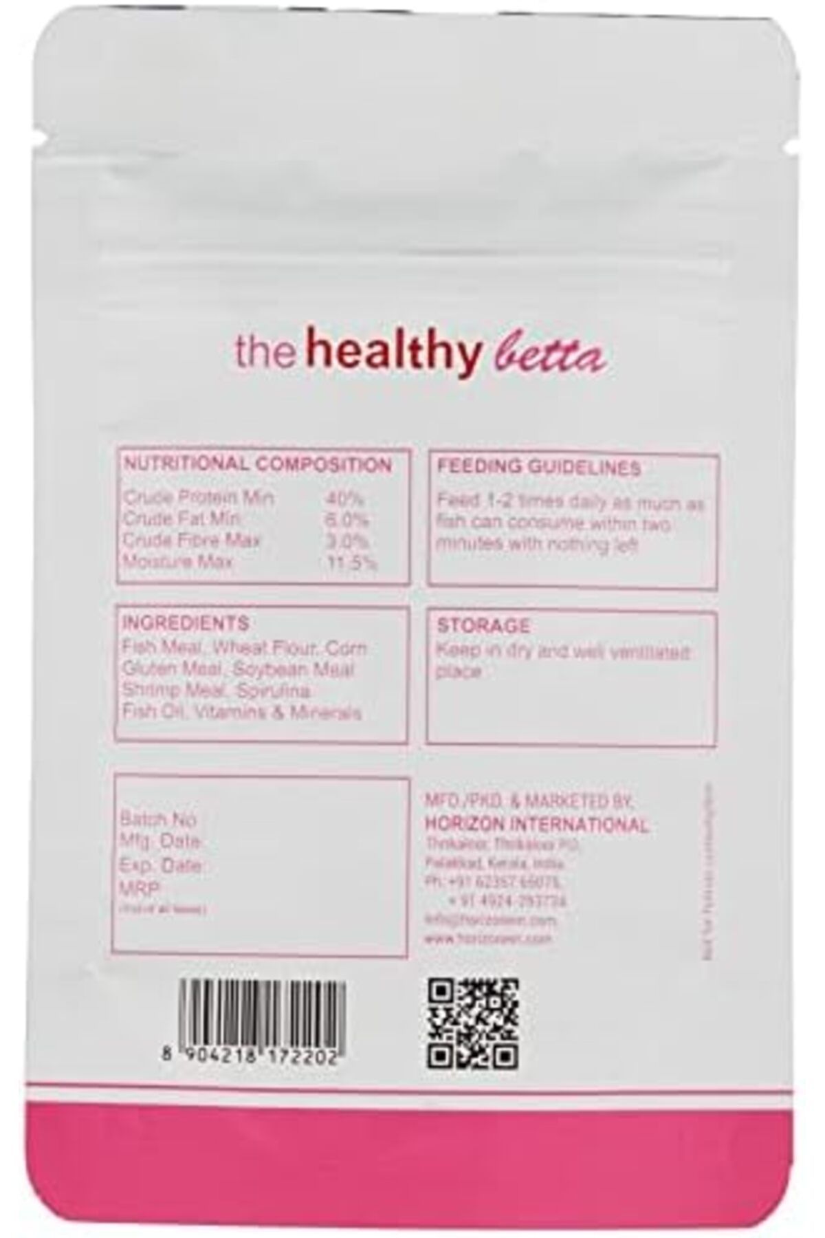 SKY TOUCH-Horizone Aura Betta Protein Food - 25g 4