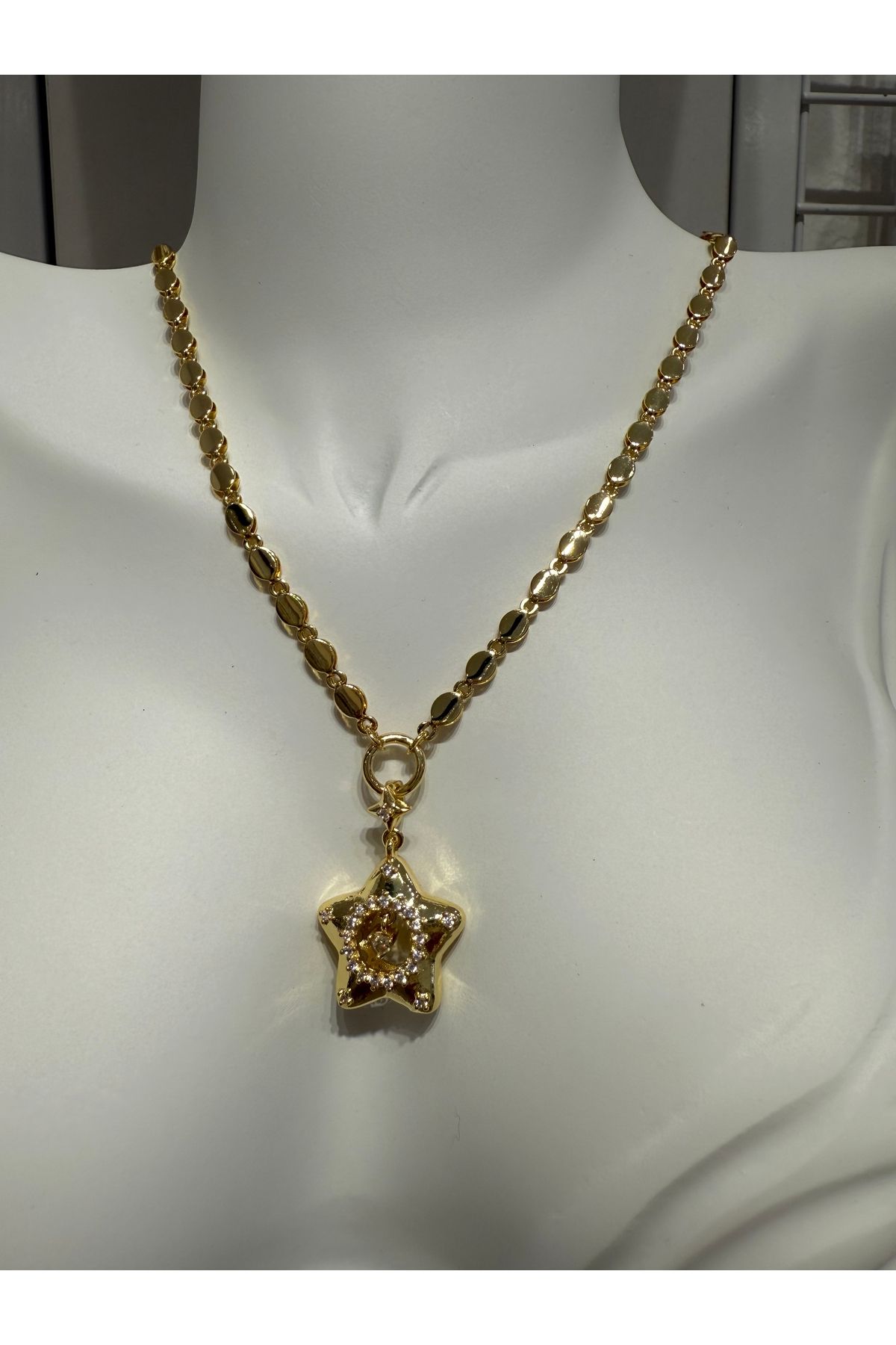 My violet accesorize 14 K ZİRKON TAŞLI YILDIZ KOLYE