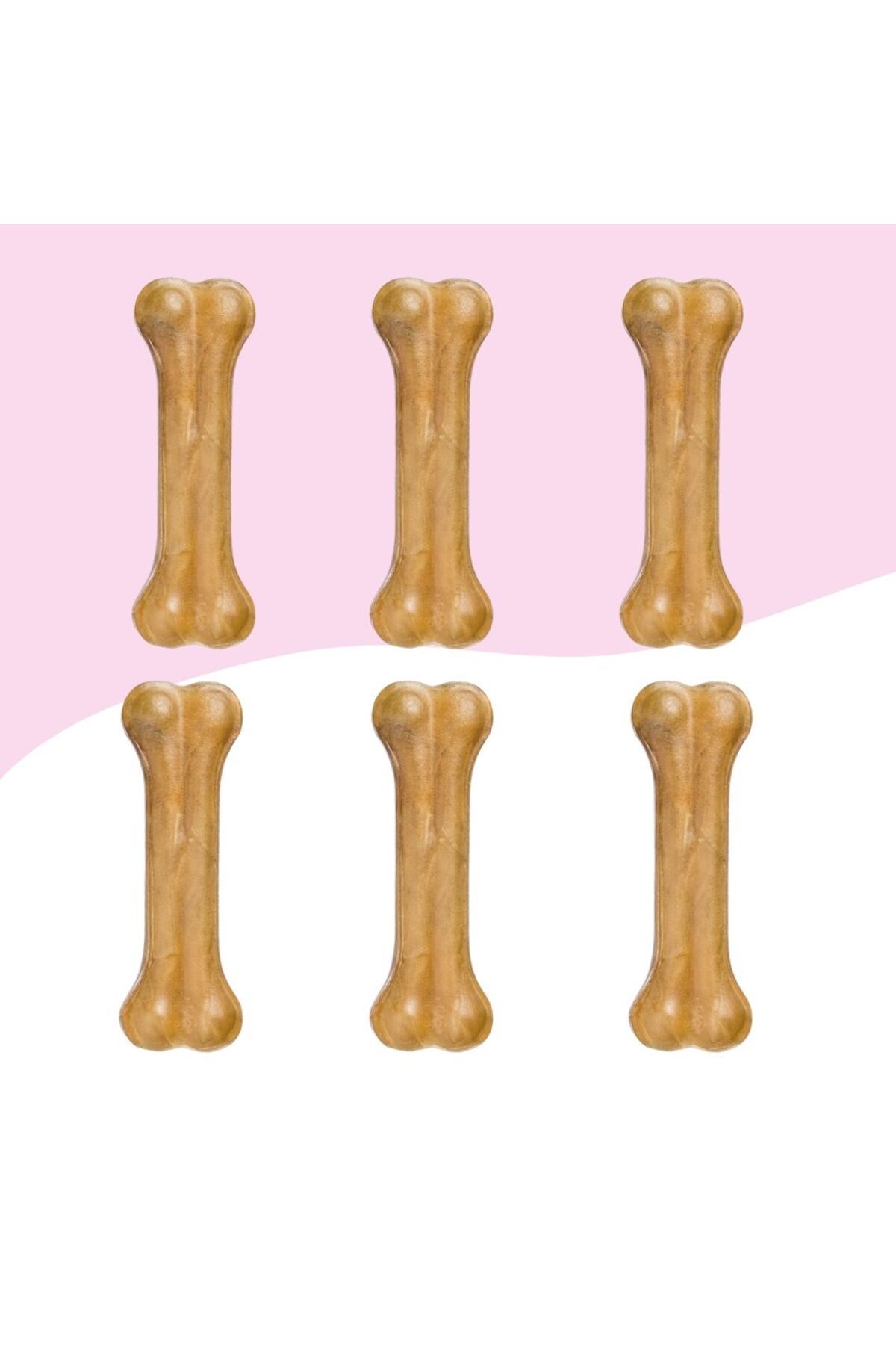 Miçikopet Köpekler İçin Naturel Press Çiğneme Kemiği 12Cm 6Lı Paket