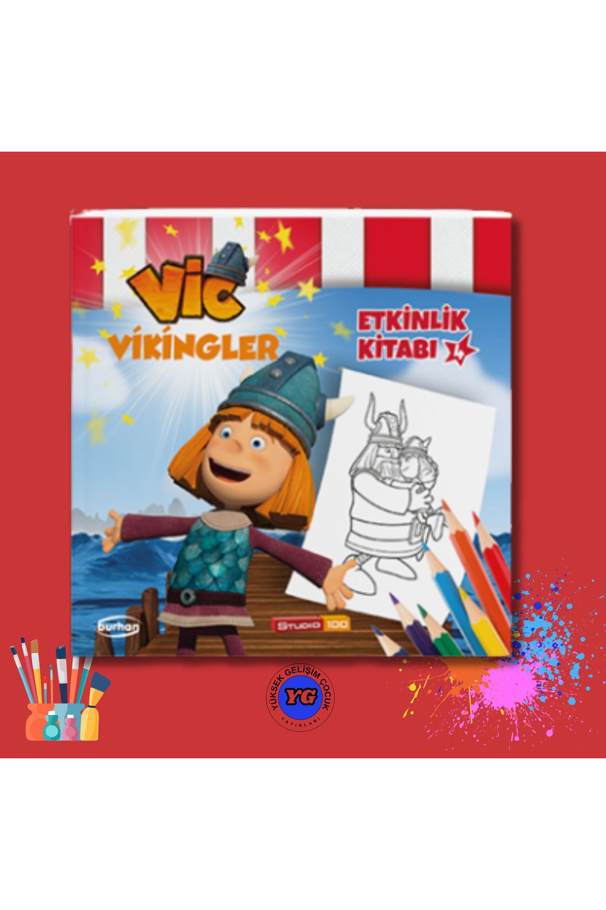 Burhan Yayınları VİKİNGLER ETKİNLİK KİTABI 4