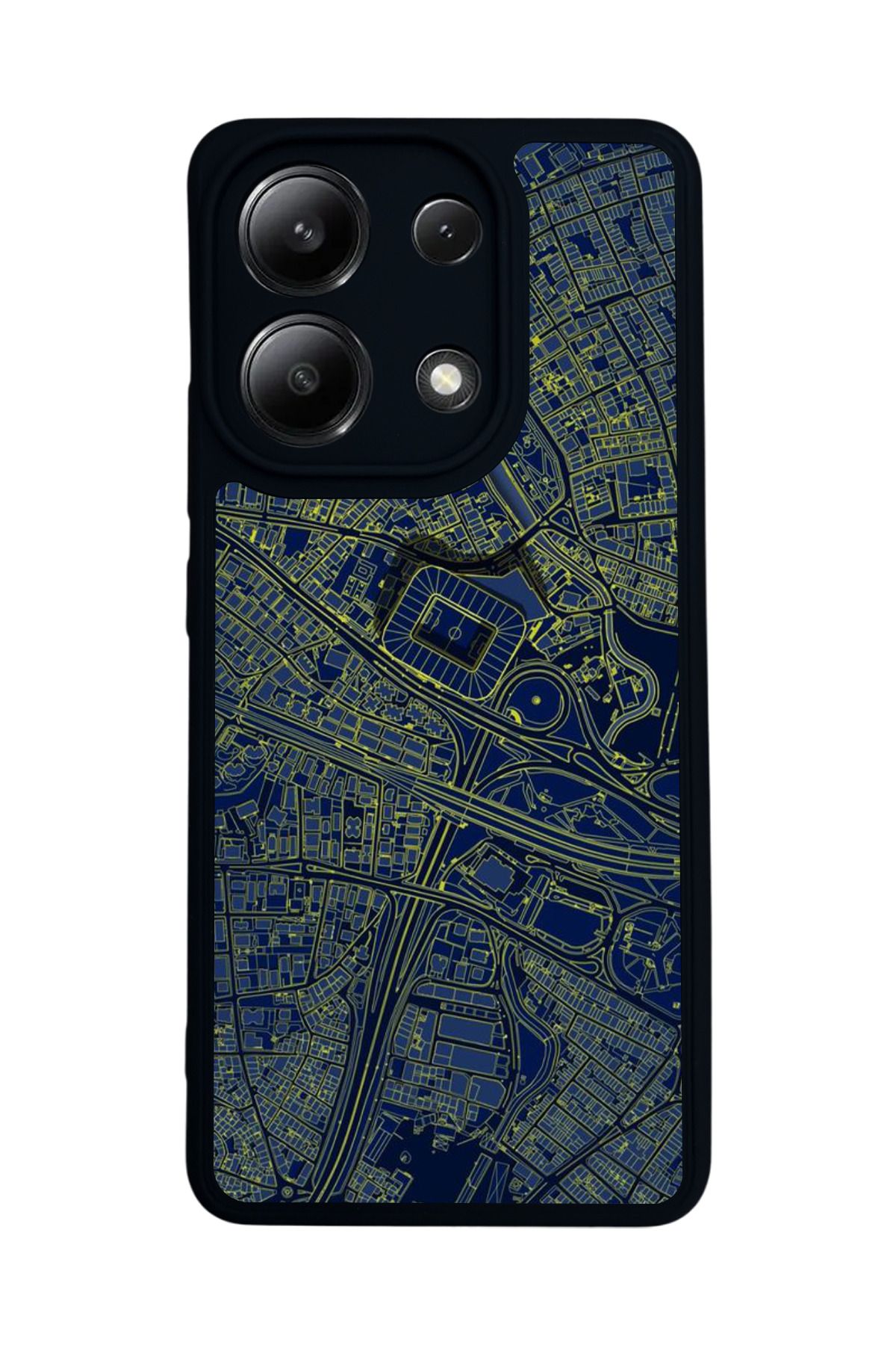 BGAKSESUAR Xiaomi Redmi Note 13 4G Uyumlu Mat Siyah Kılıf – Yumuşak Silikon, Koruyucu, Şok Emici Kapak