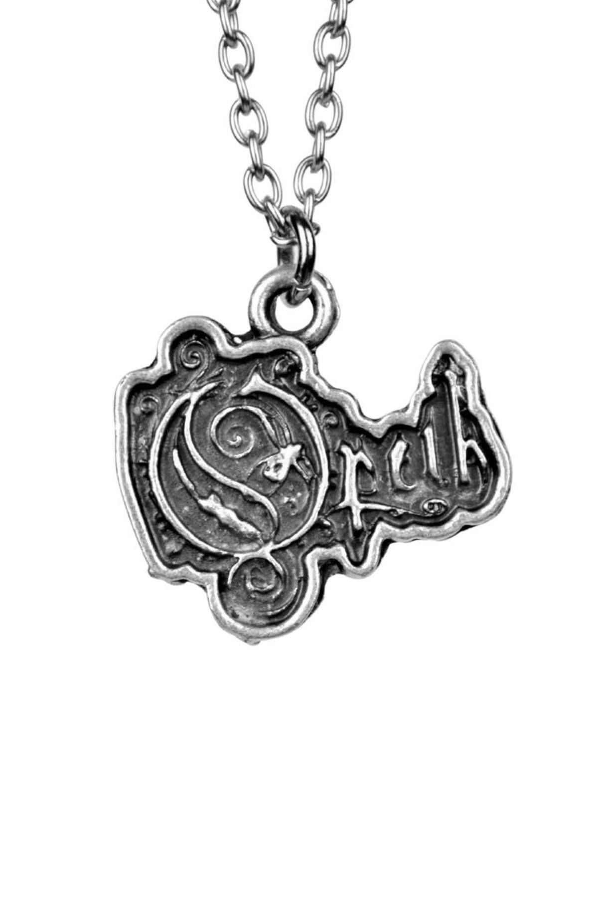 Herşey Nota Opeth Müzik Grubu Logo Kolyesi – 60 cm Zincir – Rock Metal Tarz